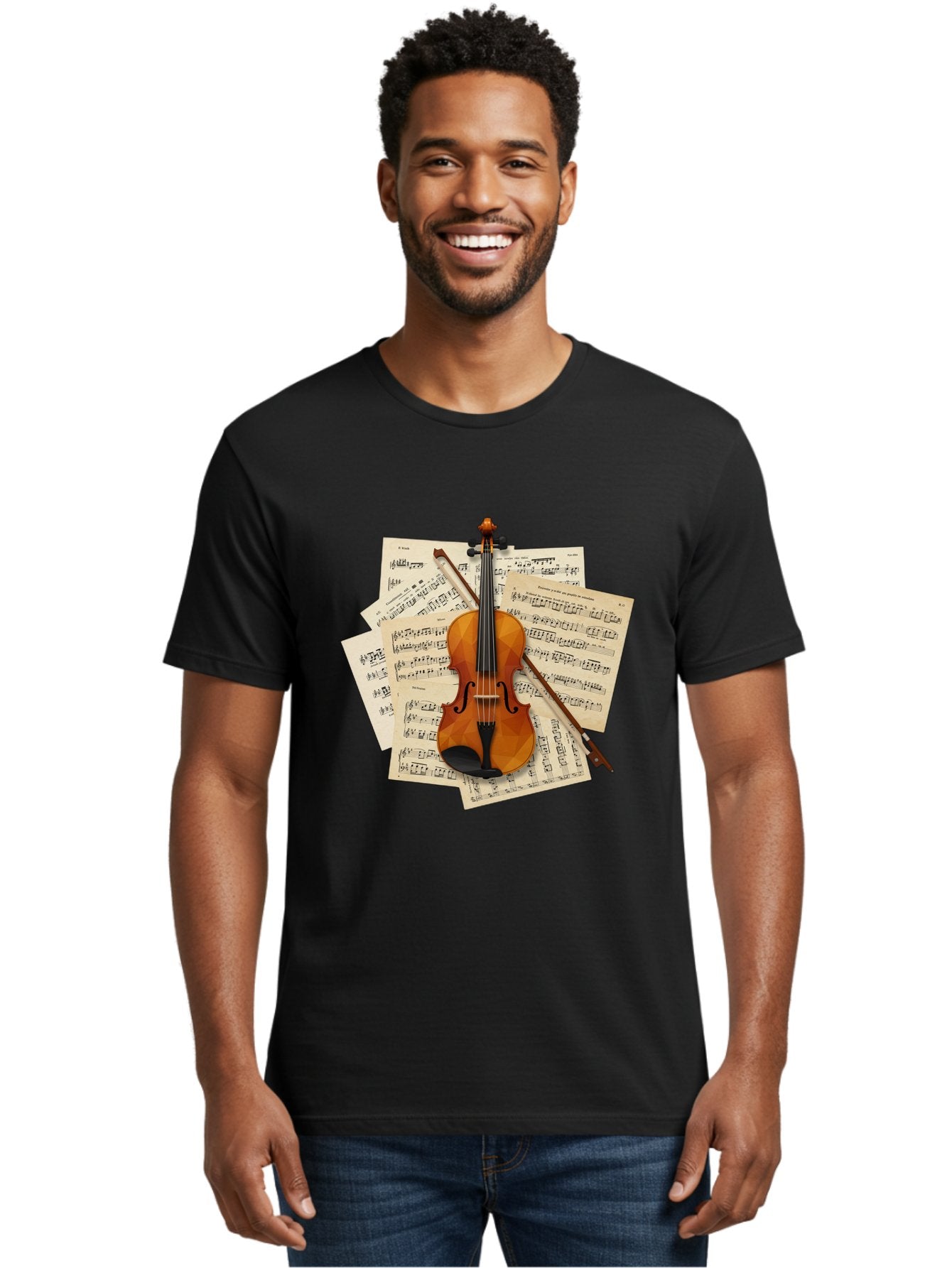 Violin-On-Sheet-Music Men'S Graphic Tee, 100% Cotton, Comfortable Casual Summer Wear, Machine Washable, Vintage Camera, Old Camera, Antique Camera, Black Camera, Classic Photography, Photography Equipment, Nostalgic Device, Film Camera, Bal573 29