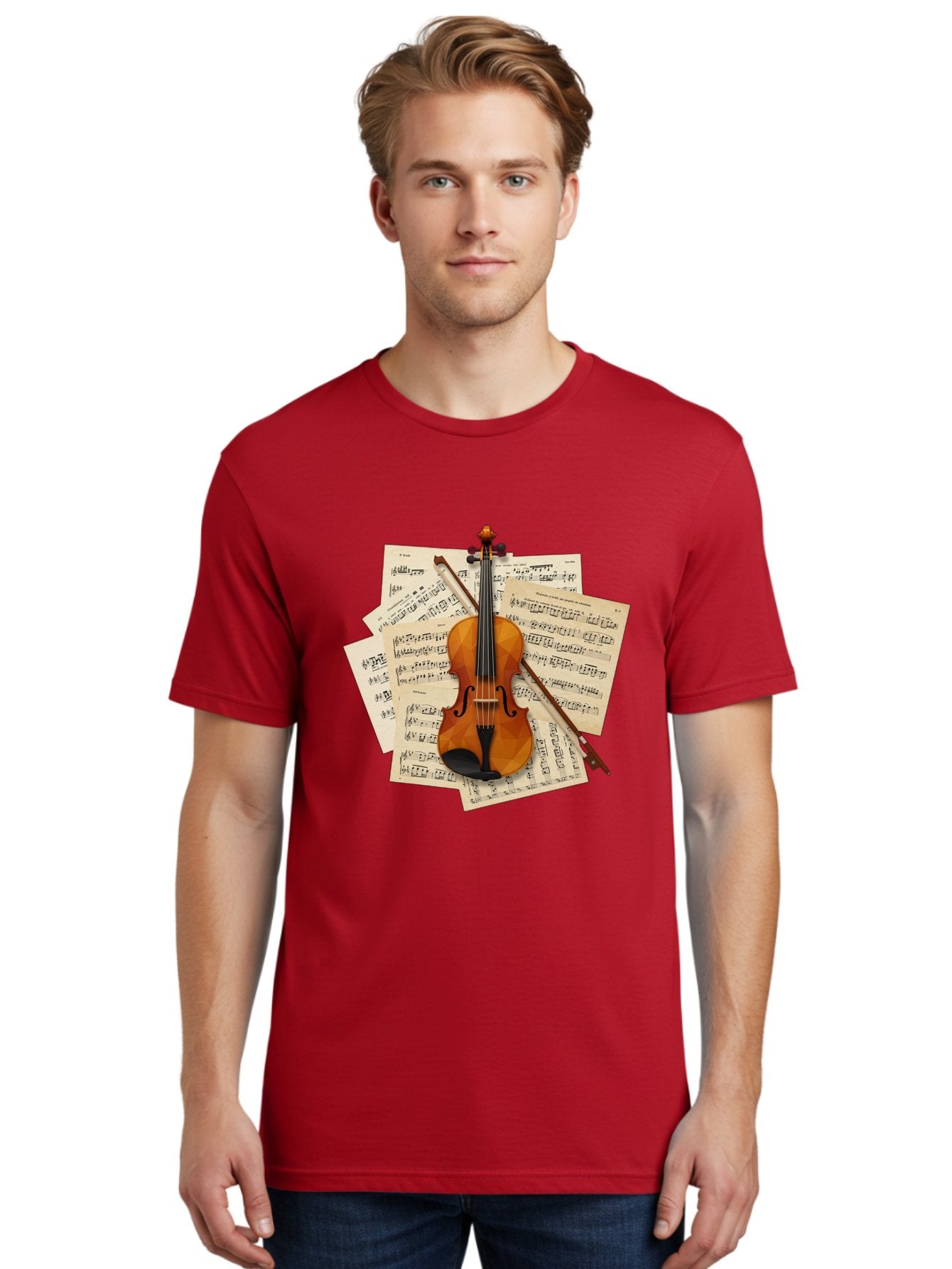 Violin-On-Sheet-Music Men'S Graphic Tee, 100% Cotton, Comfortable Casual Summer Wear, Machine Washable, Vintage Camera, Old Camera, Antique Camera, Black Camera, Classic Photography, Photography Equipment, Nostalgic Device, Film Camera, Bal573 17