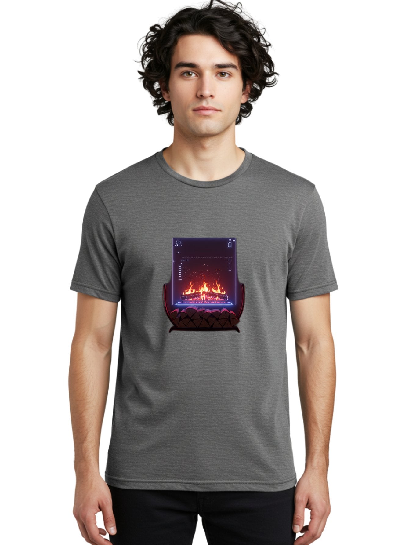 Virtual-Fireplace Men'S Graphic Tee, 100% Cotton, Comfortable Casual Summer Wear, Machine Washable, Vintage Camera, Old Camera, Antique Camera, Black Camera, Classic Photography, Photography Equipment, Nostalgic Device, Film Camera, Camera Art Bal574 29