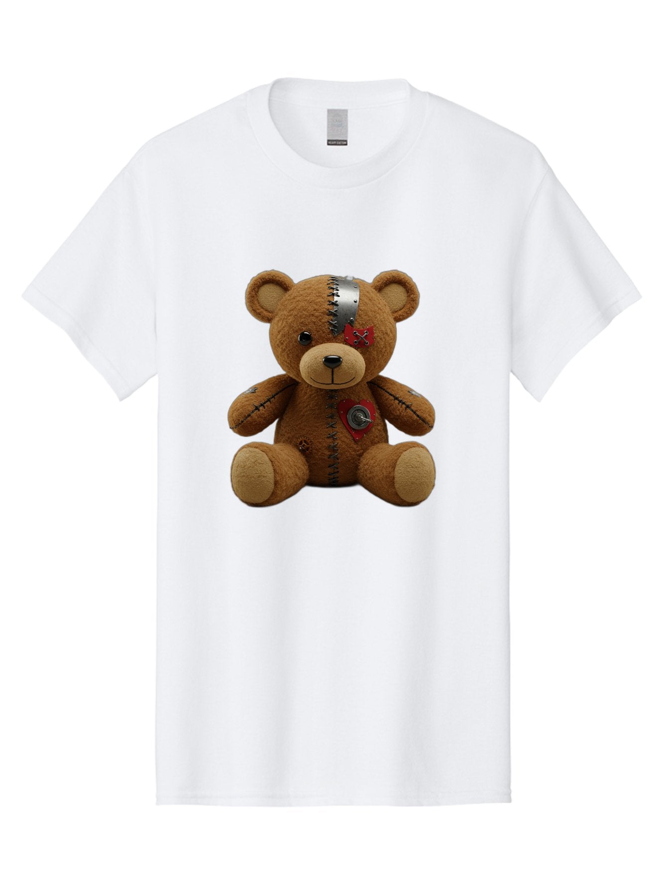 Voodoo-Teddy-Bear-1 Men'S Graphic Tee, 100% Cotton, Comfortable Casual Summer Wear, Machine Washable, Vintage Camera, Old Camera, Antique Camera, Black Camera, Classic Photography, Photography Equipment, Nostalgic Device, Film Camera, Bal575 15