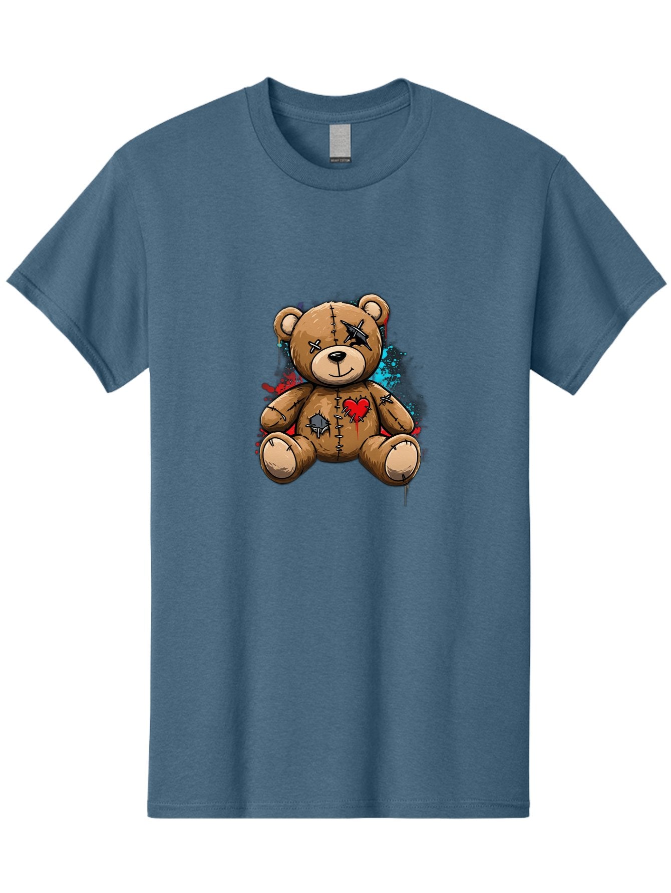 Voodoo-Teddy-Bear-2 Men'S Graphic Tee, 100% Cotton, Comfortable Casual Summer Wear, Machine Washable, Vintage Camera, Old Camera, Antique Camera, Black Camera, Classic Photography, Photography Equipment, Nostalgic Device, Film Camera, Bal576 14