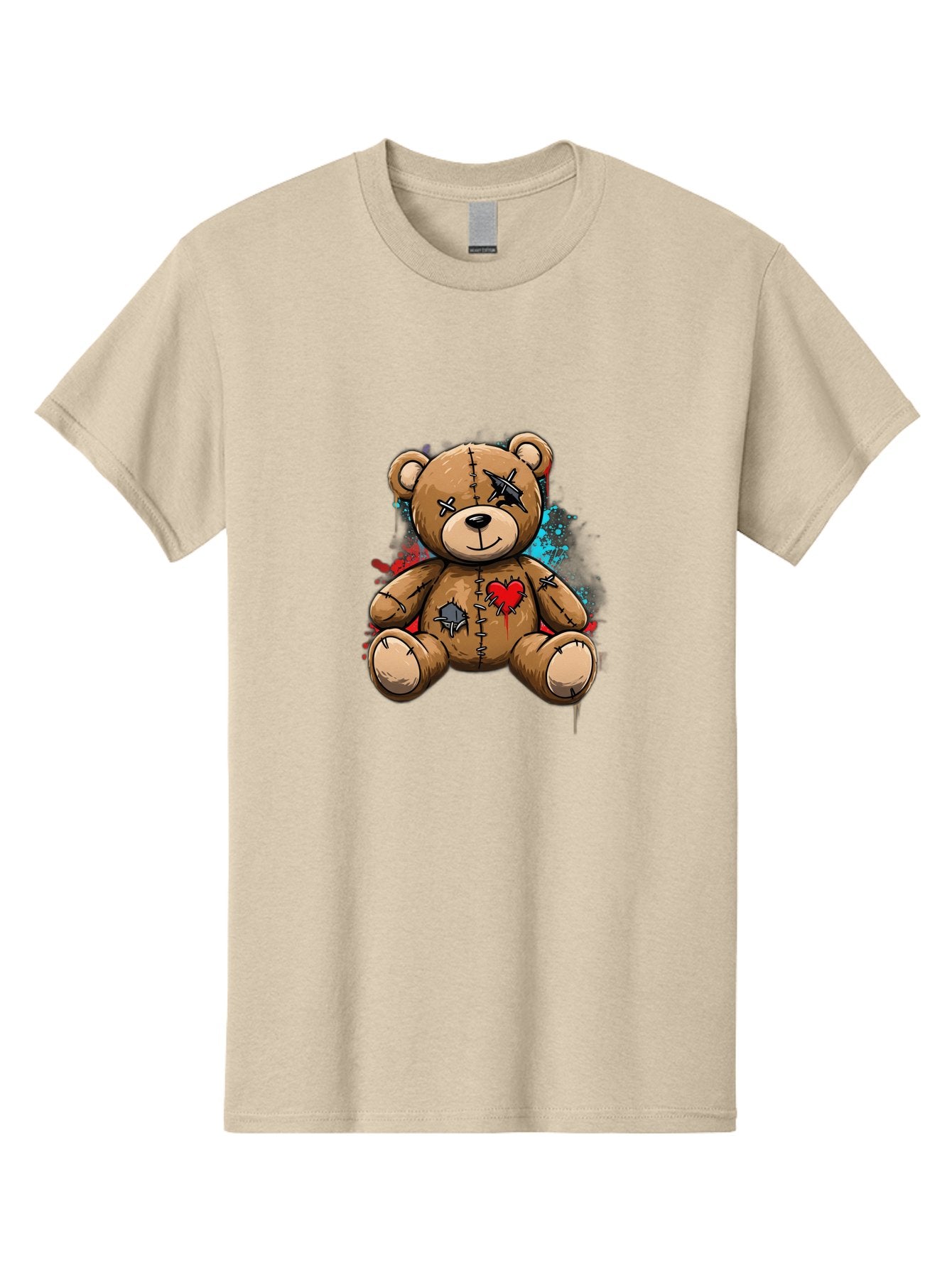 Voodoo-Teddy-Bear-2 Men'S Graphic Tee, 100% Cotton, Comfortable Casual Summer Wear, Machine Washable, Vintage Camera, Old Camera, Antique Camera, Black Camera, Classic Photography, Photography Equipment, Nostalgic Device, Film Camera, Bal576 10