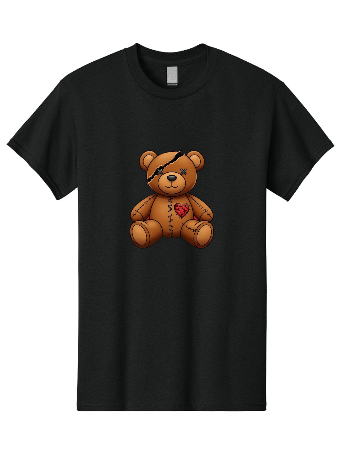 Voodoo-Teddy-Bear-3 Men'S Graphic Tee, 100% Cotton, Comfortable Casual Summer Wear, Machine Washable, Vintage Camera, Old Camera, Antique Camera, Black Camera, Classic Photography, Photography Equipment, Nostalgic Device, Film Camera, Bal577