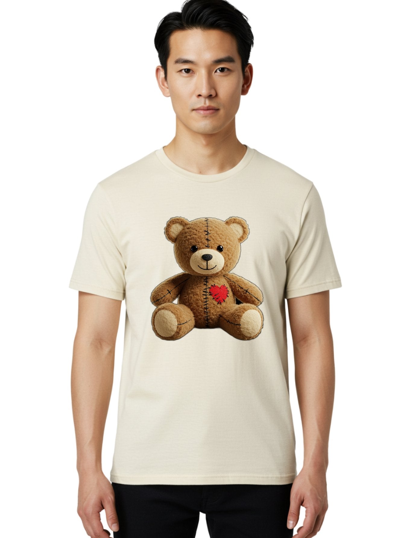 Voodoo-Teddy-Bear-6 Men'S Graphic Tee, 100% Cotton, Comfortable Casual Summer Wear, Machine Washable, Vintage Camera, Old Camera, Antique Camera, Black Camera, Classic Photography, Photography Equipment, Nostalgic Device, Film Camera, Bal580 29