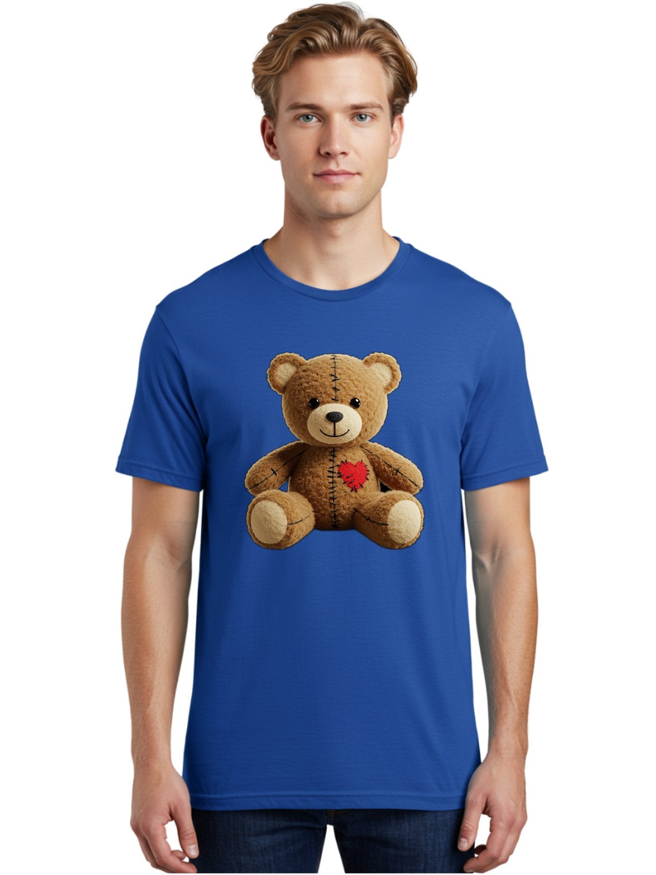 Voodoo-Teddy-Bear-6 Men'S Graphic Tee, 100% Cotton, Comfortable Casual Summer Wear, Machine Washable, Vintage Camera, Old Camera, Antique Camera, Black Camera, Classic Photography, Photography Equipment, Nostalgic Device, Film Camera, Bal580 24