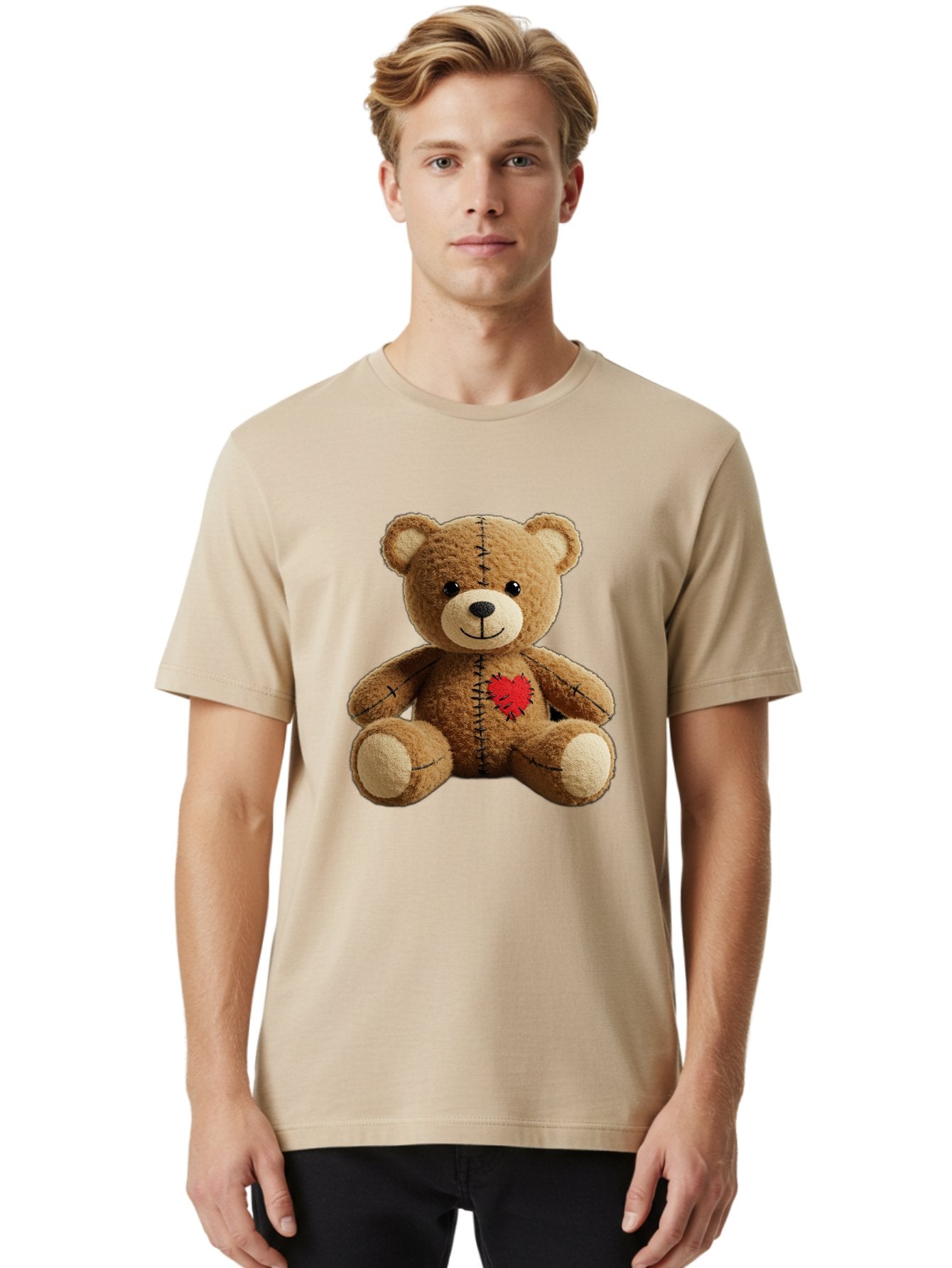 Voodoo-Teddy-Bear-6 Men'S Graphic Tee, 100% Cotton, Comfortable Casual Summer Wear, Machine Washable, Vintage Camera, Old Camera, Antique Camera, Black Camera, Classic Photography, Photography Equipment, Nostalgic Device, Film Camera, Bal580 22