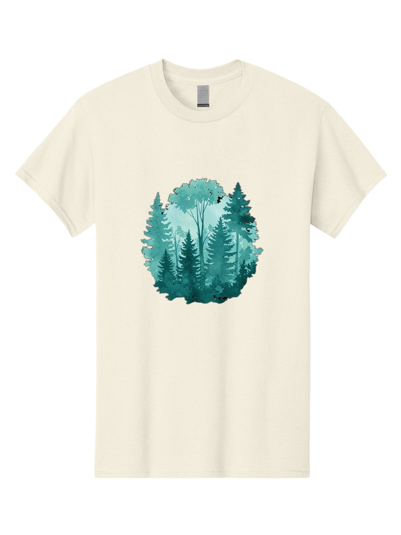Watercolor-Forest Men'S Graphic Tee, 100% Cotton, Comfortable Casual Summer Wear, Machine Washable, Vintage Camera, Old Camera, Antique Camera, Black Camera, Classic Photography, Photography Equipment, Nostalgic Device, Film Camera, Camera Art Bal586 11