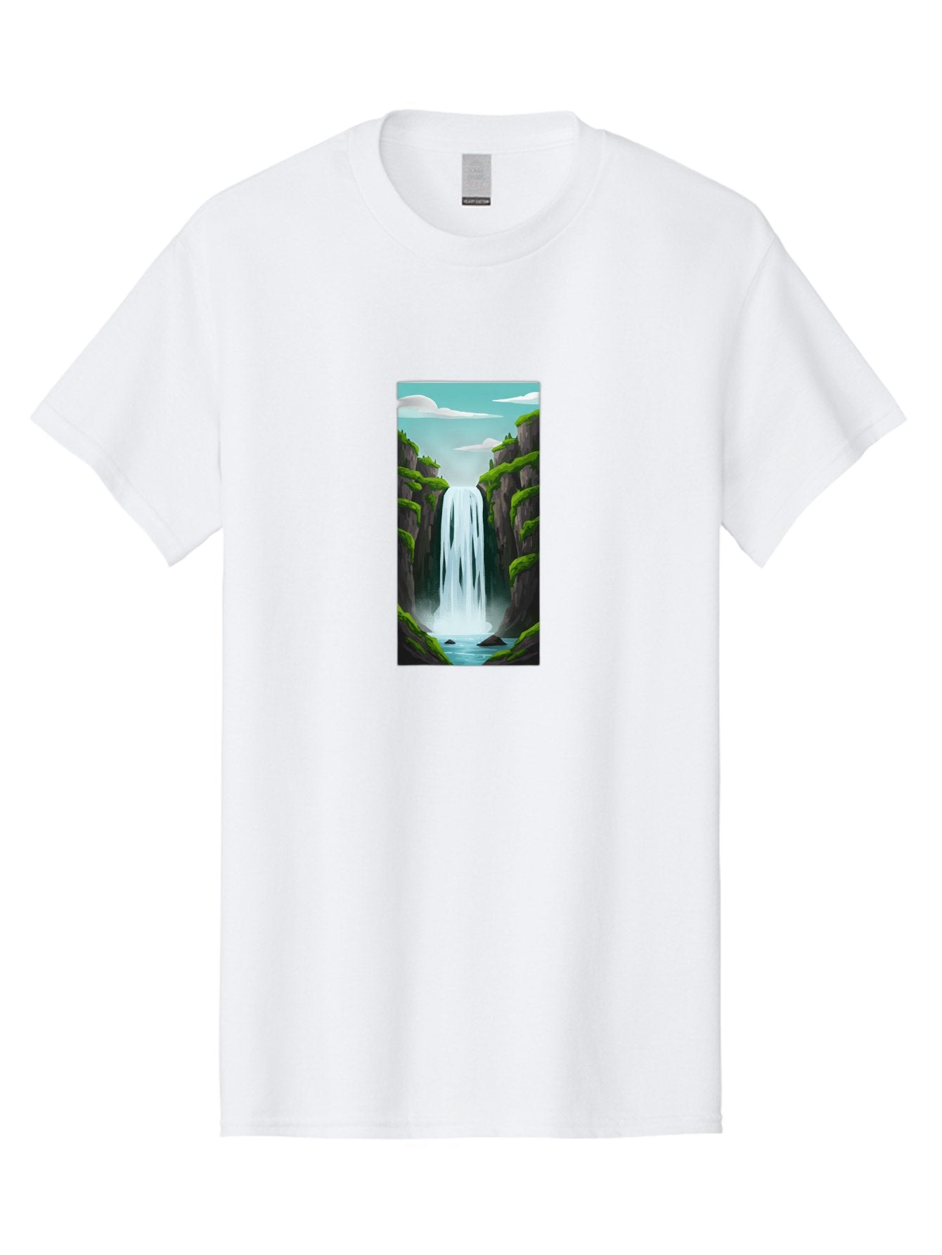 Waterfall Men'S Graphic Tee, 100% Cotton, Comfortable Casual Summer Wear, Machine Washable, Vintage Camera, Old Camera, Antique Camera, Black Camera, Classic Photography, Photography Equipment, Nostalgic Device, Film Camera, Camera Art Bal587 10