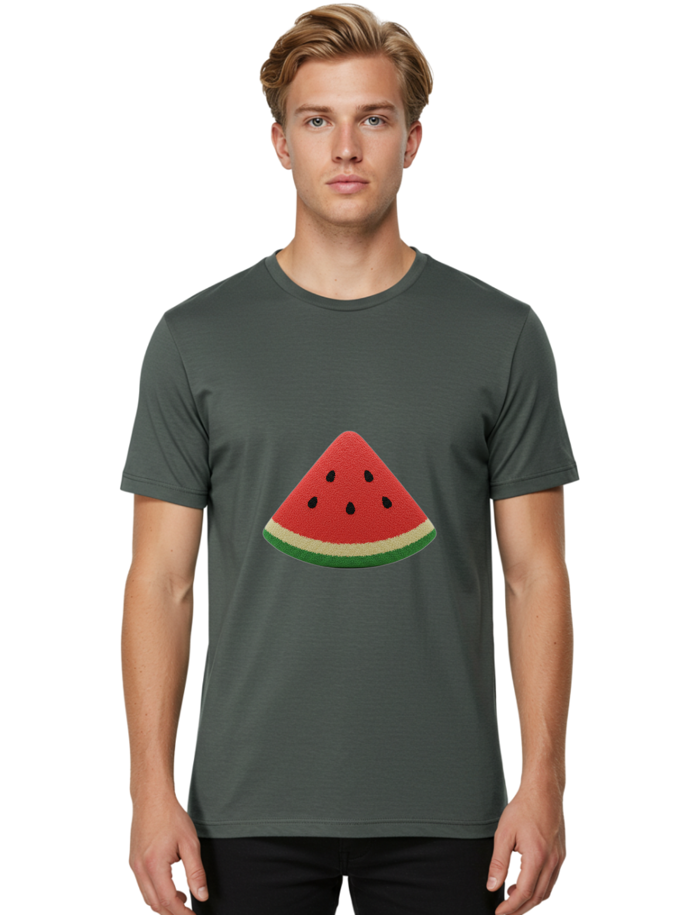 Watermelon-Slice-3 Men'S Graphic Tee, 100% Cotton, Comfortable Casual Summer Wear, Machine Washable, Vintage Camera, Old Camera, Antique Camera, Black Camera, Classic Photography, Photography Equipment, Nostalgic Device, Film Camera, Bal592 19