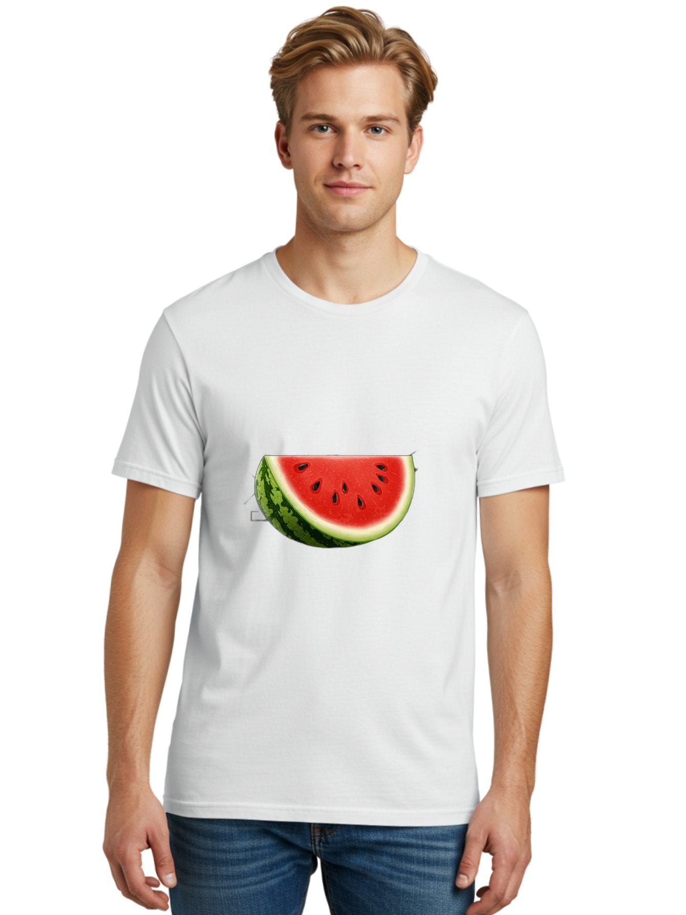 Watermelon-Slice-4 Men'S Graphic Tee, 100% Cotton, Comfortable Casual Summer Wear, Machine Washable, Vintage Camera, Old Camera, Antique Camera, Black Camera, Classic Photography, Photography Equipment, Nostalgic Device, Film Camera, Bal593 29