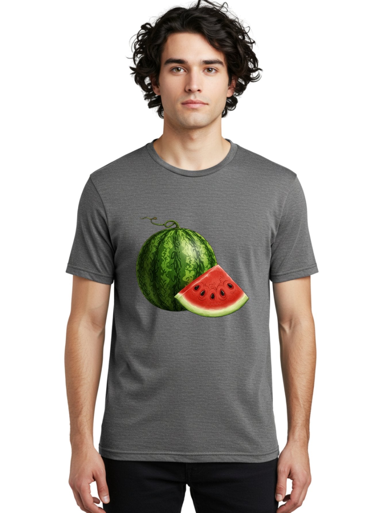 Watermelon-Slice-5 Men'S Graphic Tee, 100% Cotton, Comfortable Casual Summer Wear, Machine Washable, Vintage Camera, Old Camera, Antique Camera, Black Camera, Classic Photography, Photography Equipment, Nostalgic Device, Film Camera, Bal594 21