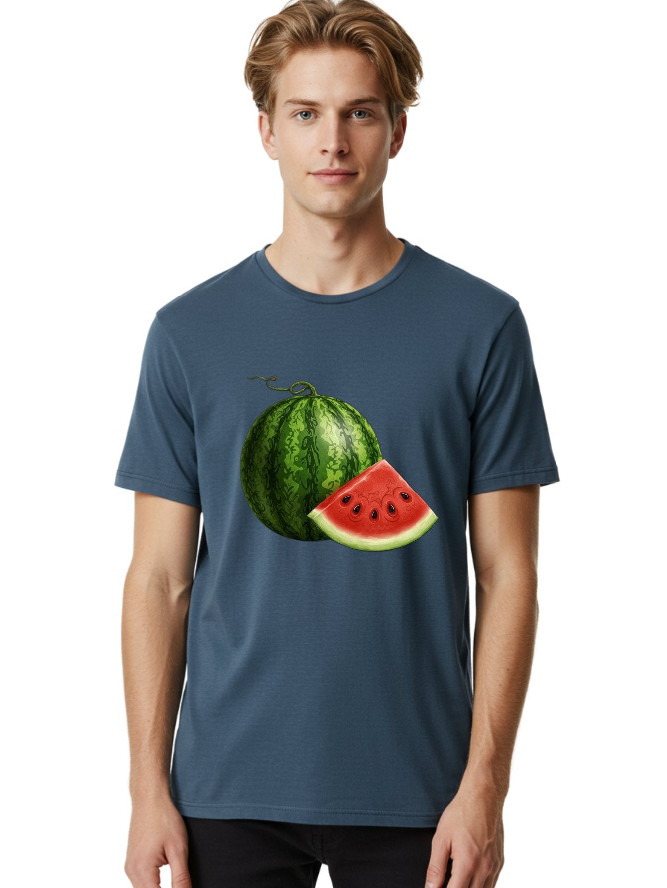Watermelon-Slice-5 Men'S Graphic Tee, 100% Cotton, Comfortable Casual Summer Wear, Machine Washable, Vintage Camera, Old Camera, Antique Camera, Black Camera, Classic Photography, Photography Equipment, Nostalgic Device, Film Camera, Bal594 27