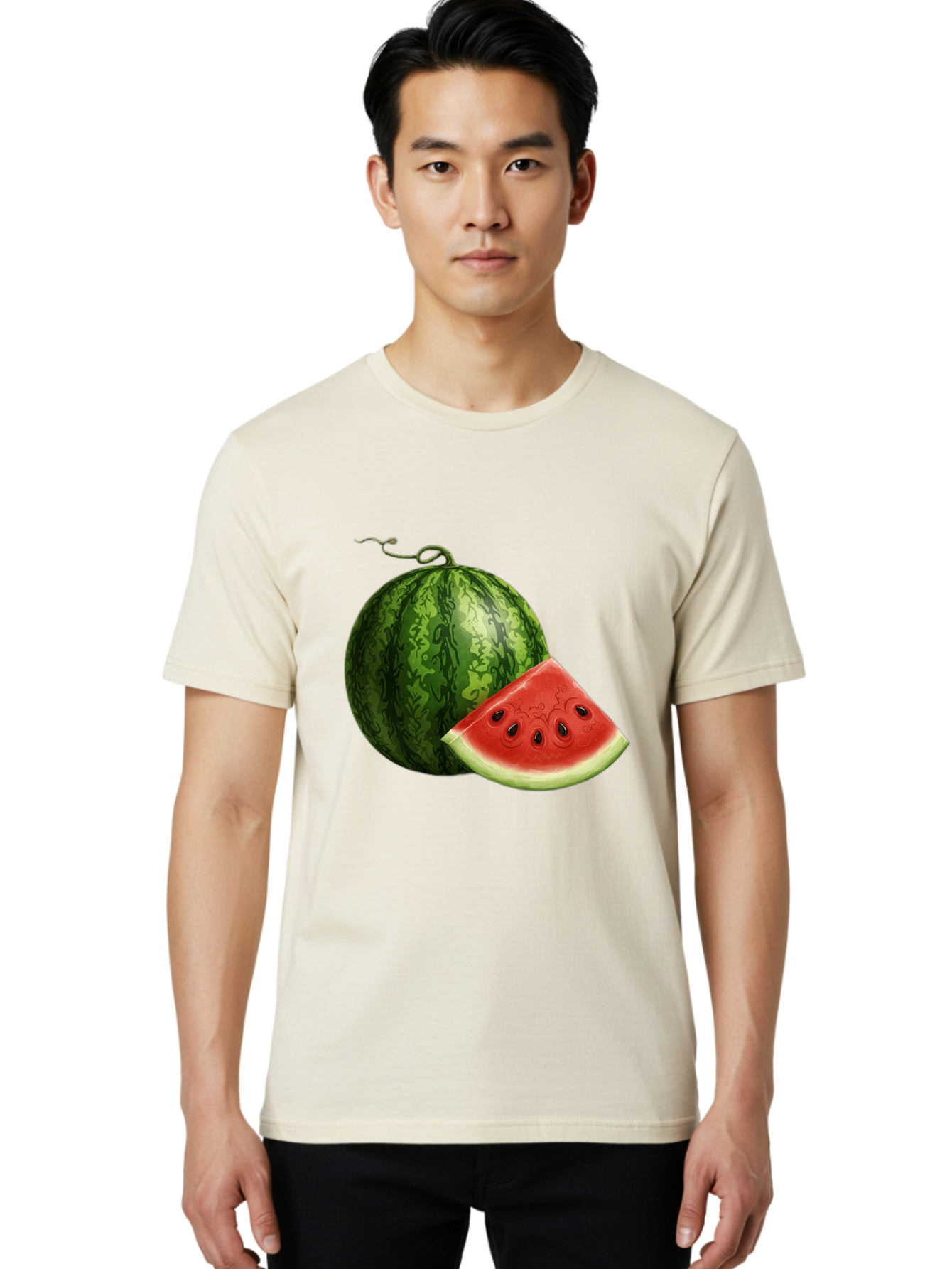Watermelon-Slice-5 Men'S Graphic Tee, 100% Cotton, Comfortable Casual Summer Wear, Machine Washable, Vintage Camera, Old Camera, Antique Camera, Black Camera, Classic Photography, Photography Equipment, Nostalgic Device, Film Camera, Bal594 28