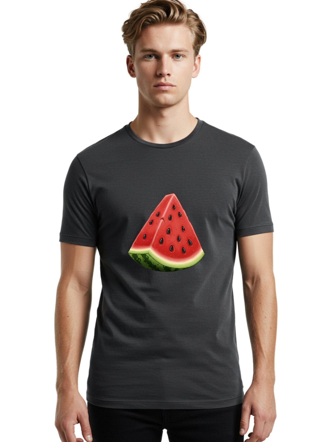 Watermelon-Slice-7 Men'S Graphic Tee, 100% Cotton, Comfortable Casual Summer Wear, Machine Washable, Vintage Camera, Old Camera, Antique Camera, Black Camera, Classic Photography, Photography Equipment, Nostalgic Device, Film Camera, Bal596 28