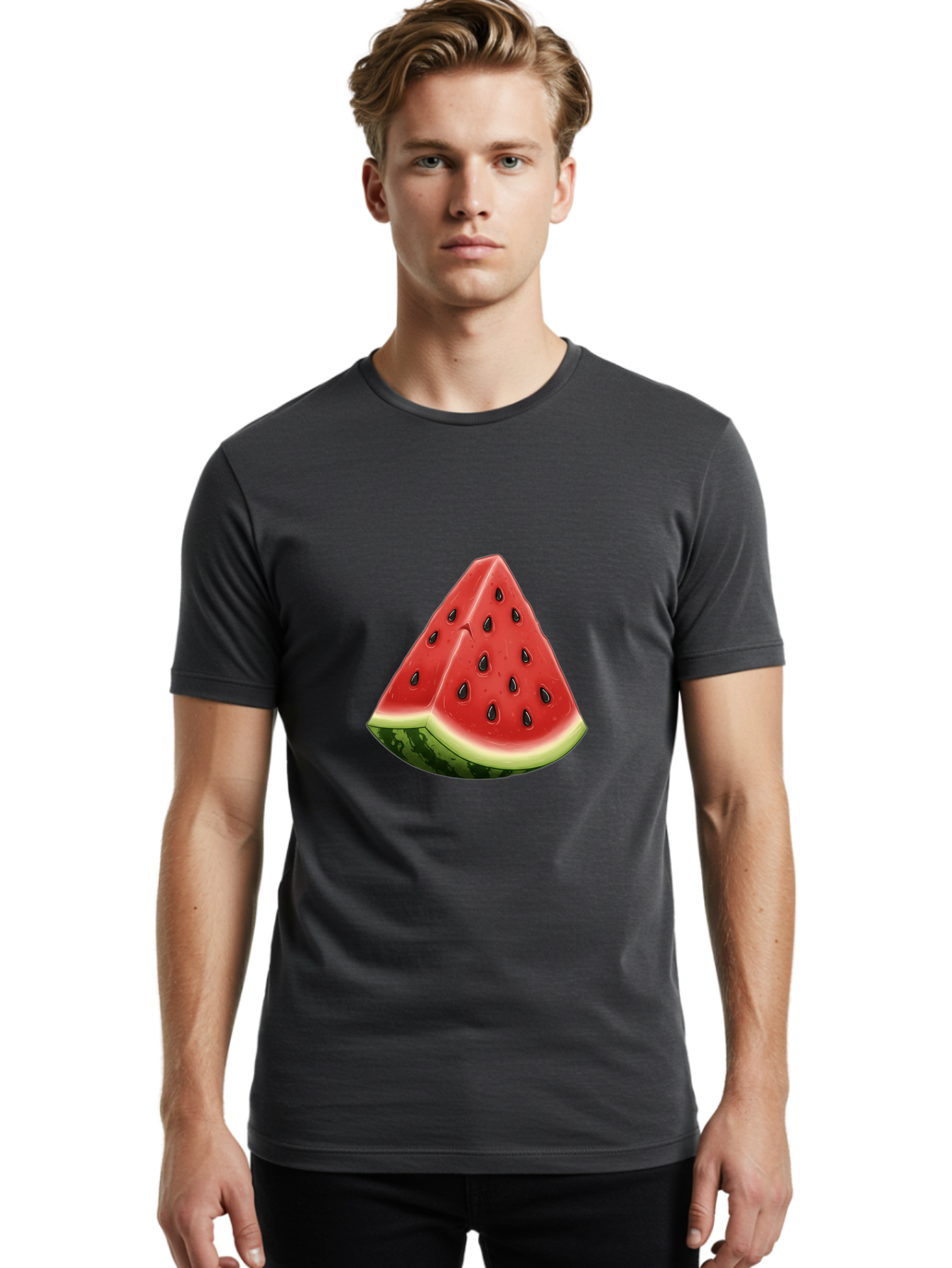 Watermelon-Slice-7 Men'S Graphic Tee, 100% Cotton, Comfortable Casual Summer Wear, Machine Washable, Vintage Camera, Old Camera, Antique Camera, Black Camera, Classic Photography, Photography Equipment, Nostalgic Device, Film Camera, Bal596 18