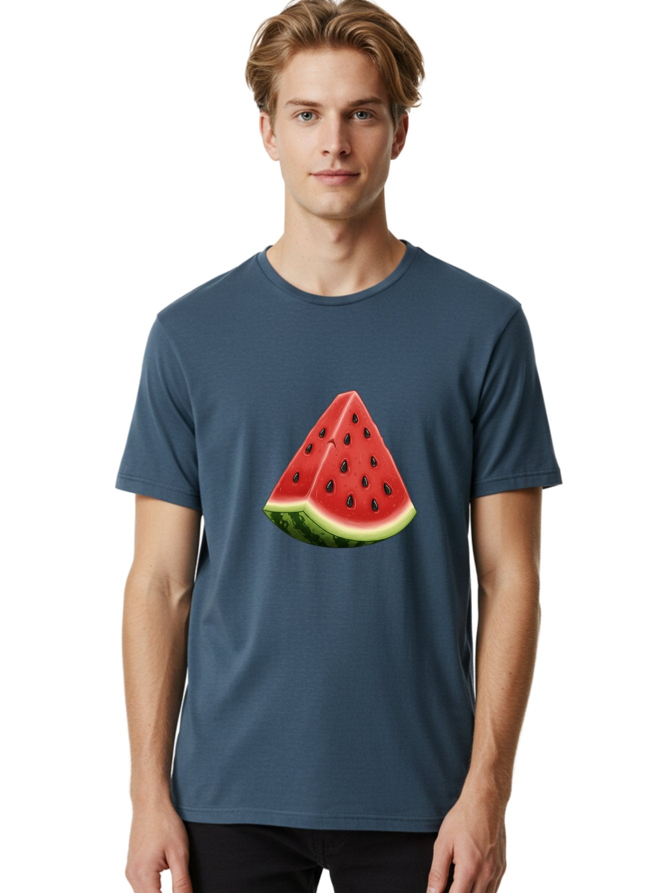 Watermelon-Slice-7 Men'S Graphic Tee, 100% Cotton, Comfortable Casual Summer Wear, Machine Washable, Vintage Camera, Old Camera, Antique Camera, Black Camera, Classic Photography, Photography Equipment, Nostalgic Device, Film Camera, Bal596 27
