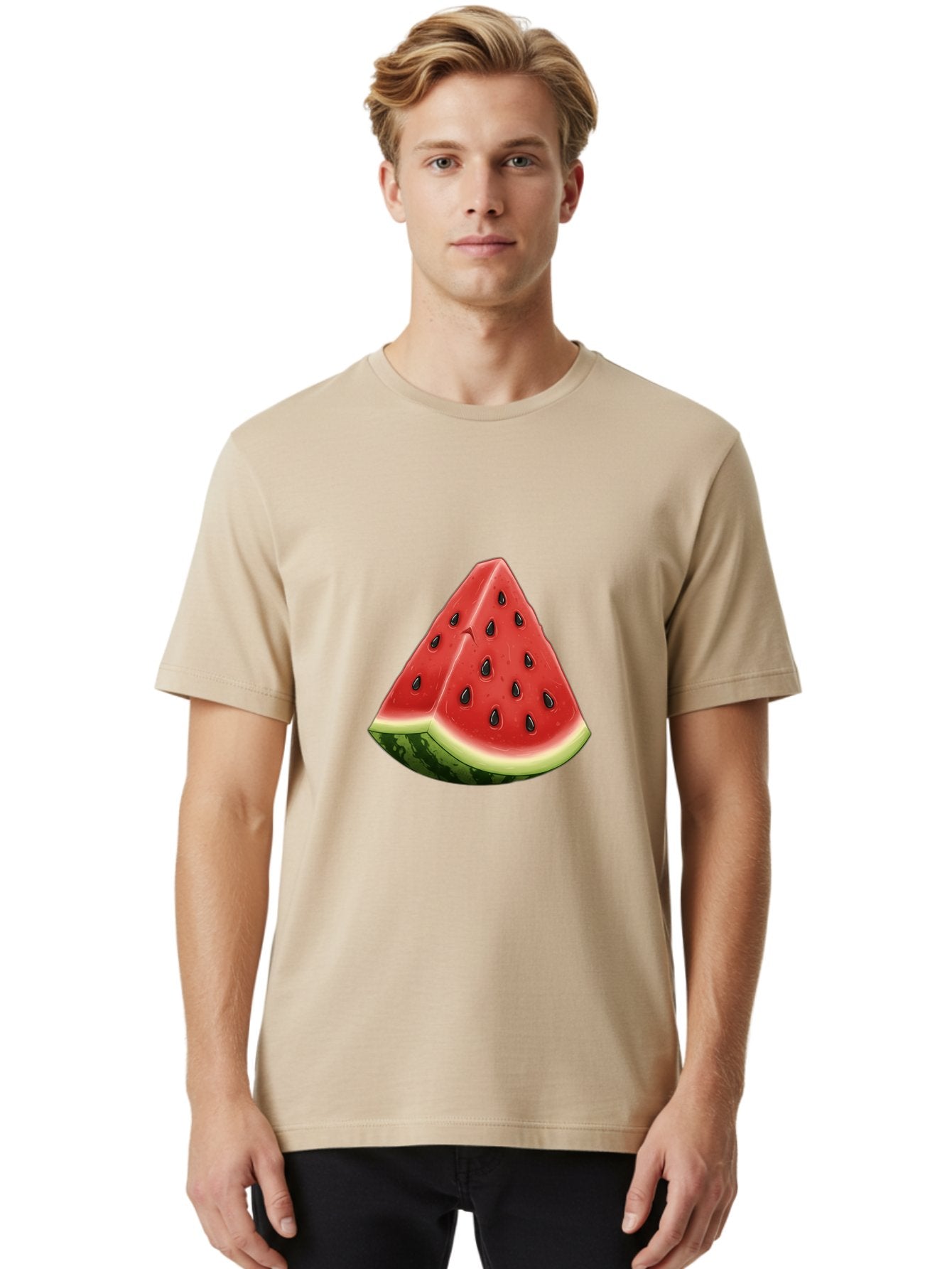 Watermelon-Slice-7 Men'S Graphic Tee, 100% Cotton, Comfortable Casual Summer Wear, Machine Washable, Vintage Camera, Old Camera, Antique Camera, Black Camera, Classic Photography, Photography Equipment, Nostalgic Device, Film Camera, Bal596 24