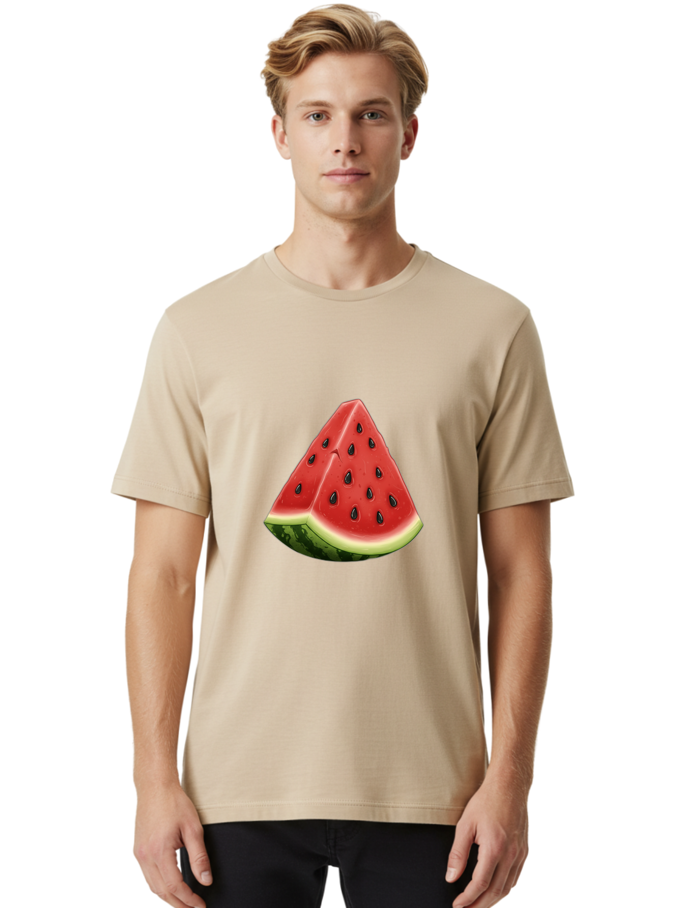 Watermelon-Slice-7 Men'S Graphic Tee, 100% Cotton, Comfortable Casual Summer Wear, Machine Washable, Vintage Camera, Old Camera, Antique Camera, Black Camera, Classic Photography, Photography Equipment, Nostalgic Device, Film Camera, Bal596 22
