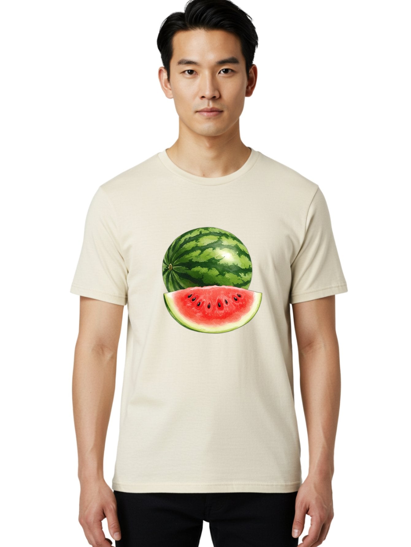 Watermelon Men'S Graphic Tee, 100% Cotton, Comfortable Casual Summer Wear, Machine Washable, Vintage Camera, Old Camera, Antique Camera, Black Camera, Classic Photography, Photography Equipment, Nostalgic Device, Film Camera, Camera Art Bal599 21