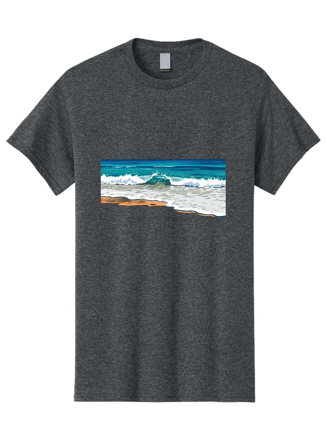 Waves-Crashing-On-Shore Men'S Graphic Tee, 100% Cotton, Comfortable Casual Summer Wear, Machine Washable, Vintage Camera, Old Camera, Antique Camera, Black Camera, Classic Photography, Photography Equipment, Nostalgic Device, Film Camera, Bal600 13