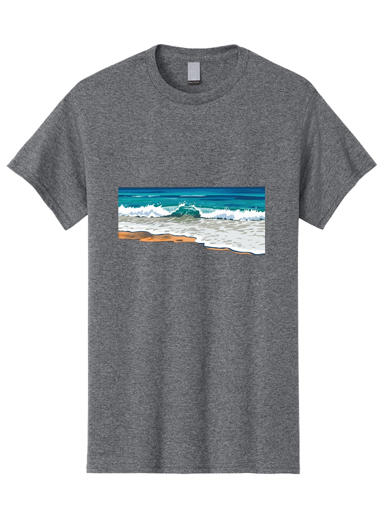 Waves-Crashing-On-Shore Men'S Graphic Tee, 100% Cotton, Comfortable Casual Summer Wear, Machine Washable, Vintage Camera, Old Camera, Antique Camera, Black Camera, Classic Photography, Photography Equipment, Nostalgic Device, Film Camera, Bal600 8
