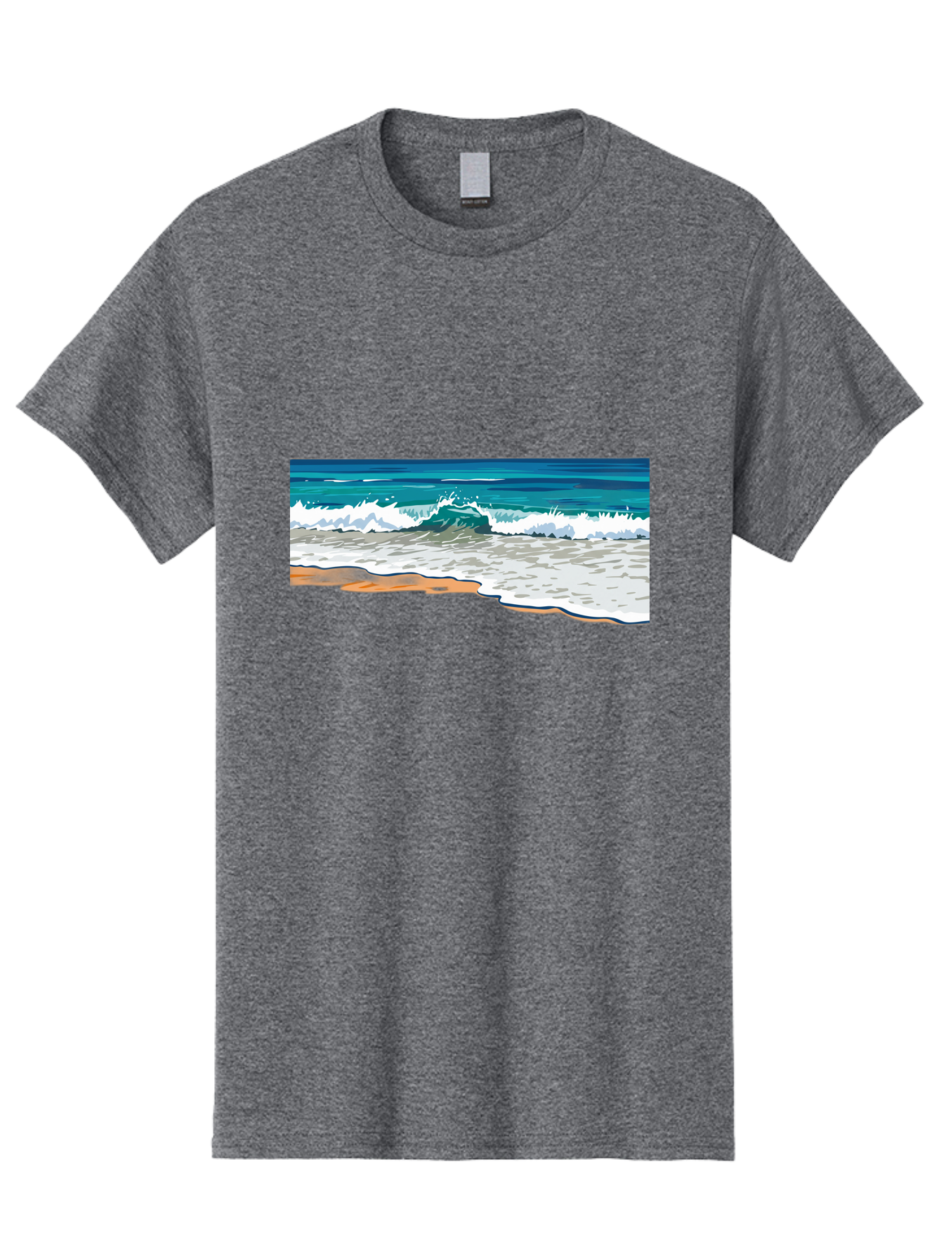 Waves-Crashing-On-Shore Men'S Graphic Tee, 100% Cotton, Comfortable Casual Summer Wear, Machine Washable, Vintage Camera, Old Camera, Antique Camera, Black Camera, Classic Photography, Photography Equipment, Nostalgic Device, Film Camera, Bal600 6