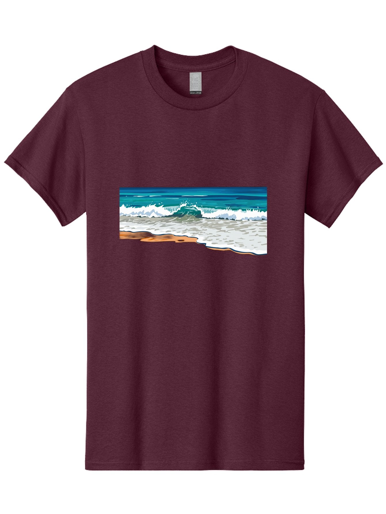 Waves-Crashing-On-Shore Men'S Graphic Tee, 100% Cotton, Comfortable Casual Summer Wear, Machine Washable, Vintage Camera, Old Camera, Antique Camera, Black Camera, Classic Photography, Photography Equipment, Nostalgic Device, Film Camera, Bal600
