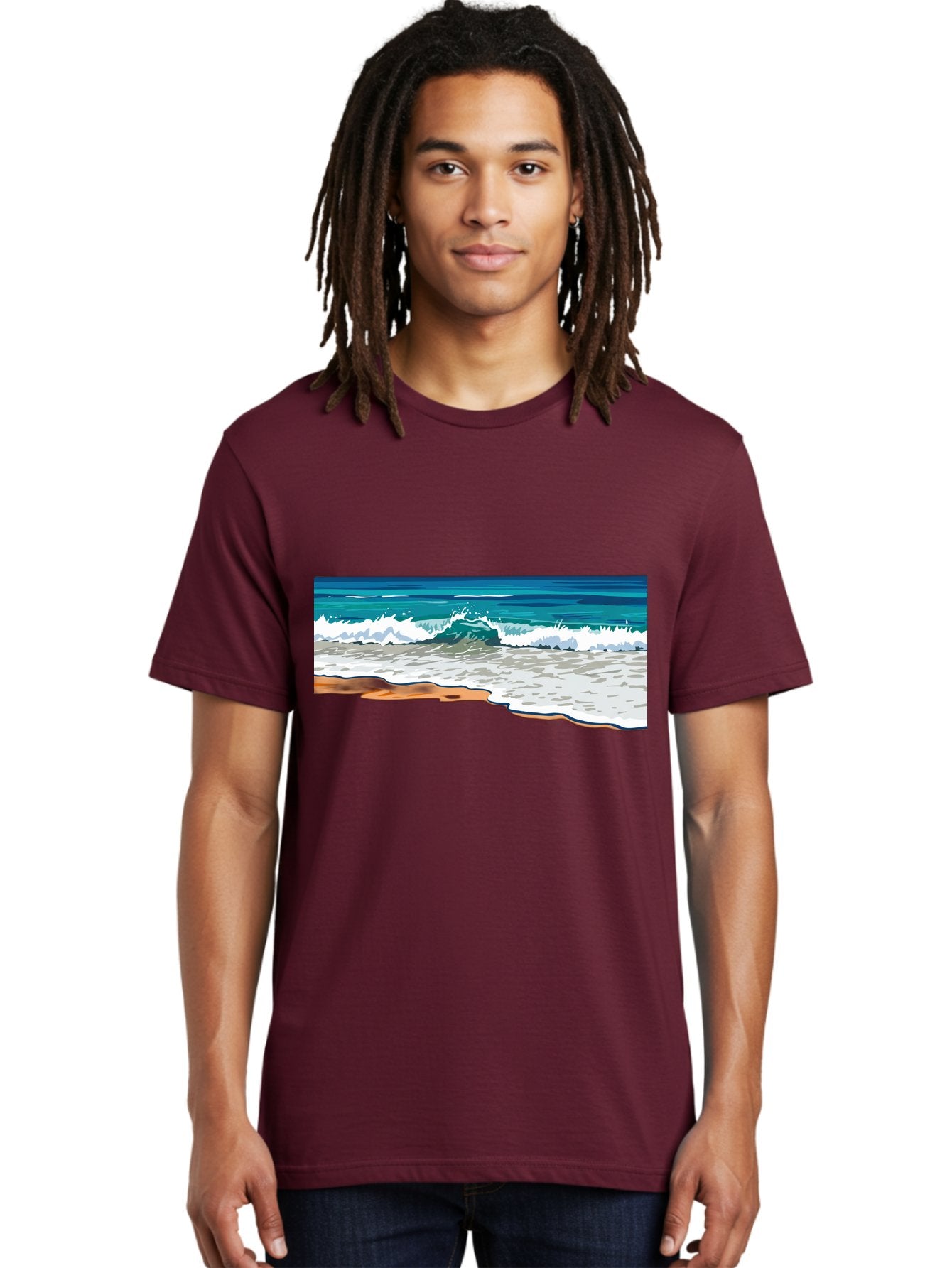 Waves-Crashing-On-Shore Men'S Graphic Tee, 100% Cotton, Comfortable Casual Summer Wear, Machine Washable, Vintage Camera, Old Camera, Antique Camera, Black Camera, Classic Photography, Photography Equipment, Nostalgic Device, Film Camera, Bal600 21