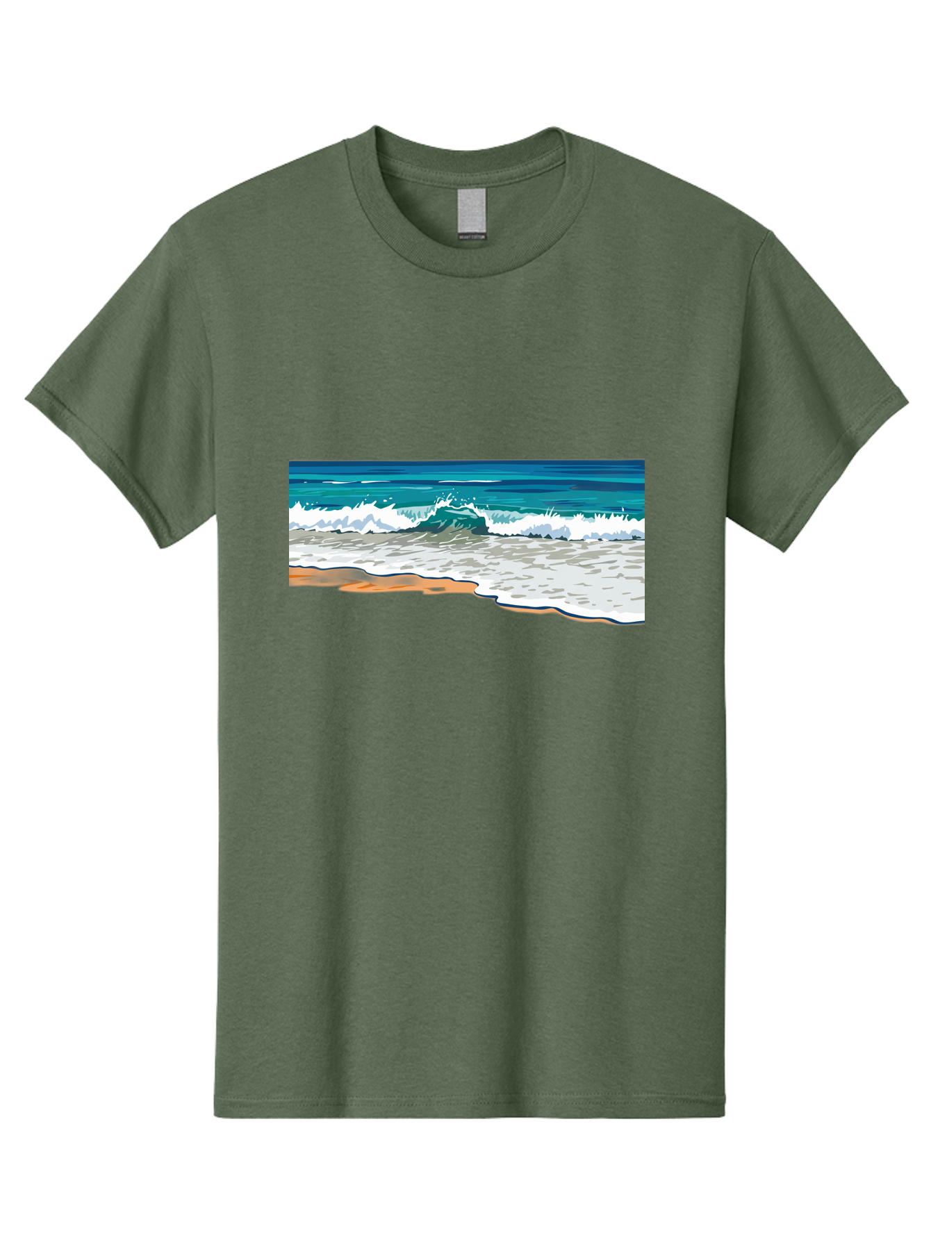 Waves-Crashing-On-Shore Men'S Graphic Tee, 100% Cotton, Comfortable Casual Summer Wear, Machine Washable, Vintage Camera, Old Camera, Antique Camera, Black Camera, Classic Photography, Photography Equipment, Nostalgic Device, Film Camera, Bal600