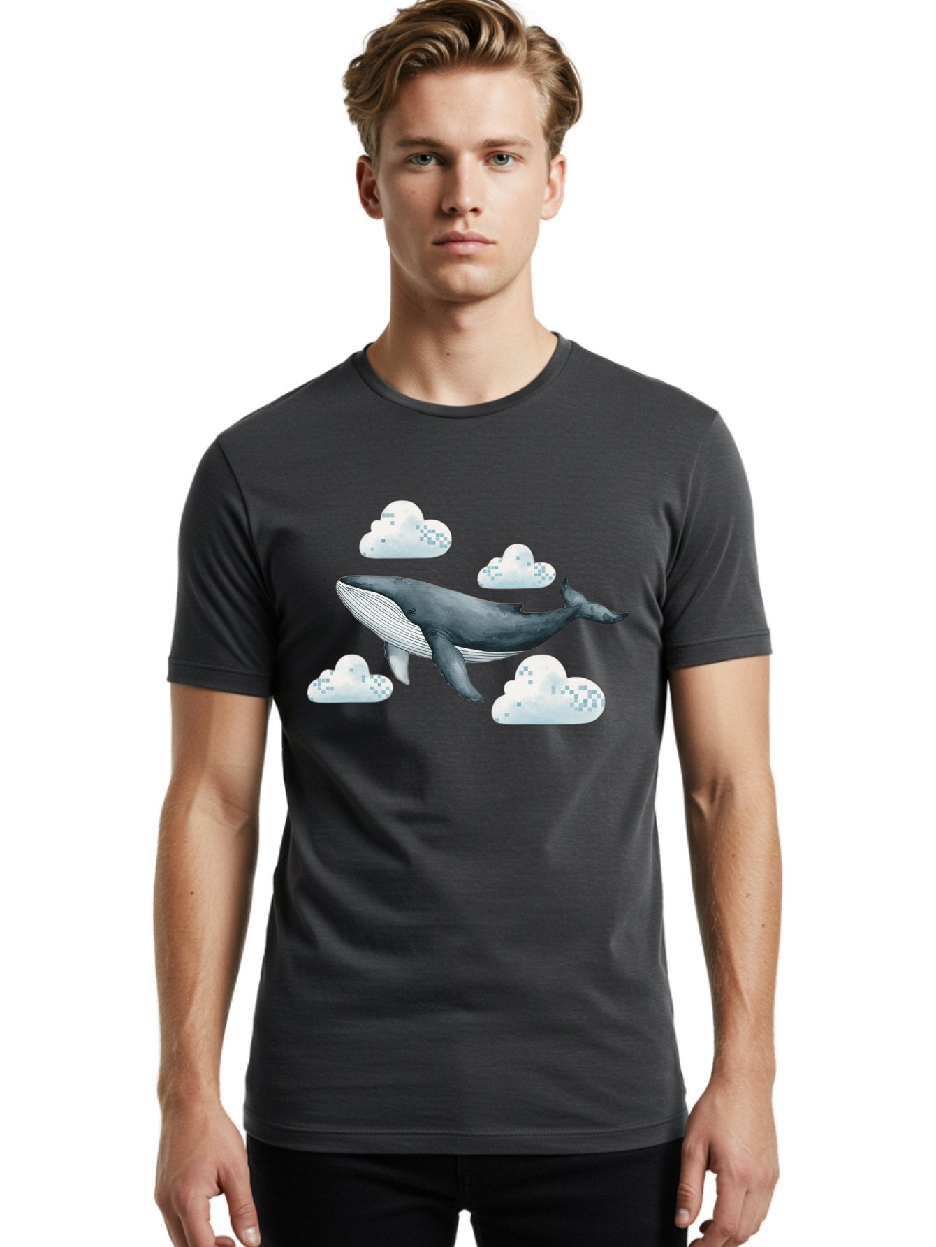 Whale-In-The-Clouds Men'S Graphic Tee, 100% Cotton, Comfortable Casual Summer Wear, Machine Washable, Vintage Camera, Old Camera, Antique Camera, Black Camera, Classic Photography, Photography Equipment, Nostalgic Device, Film Camera, Bal602 17
