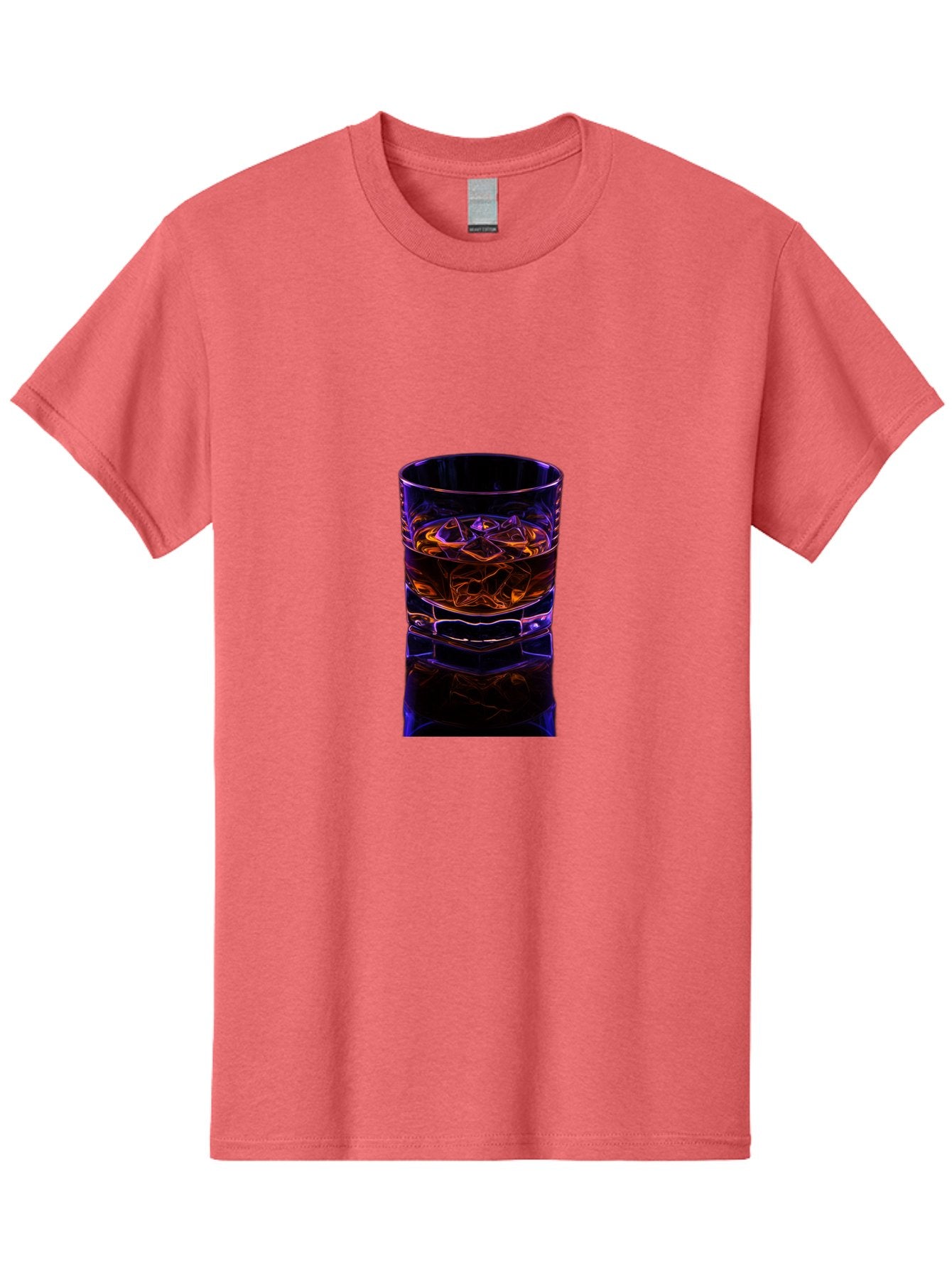 Whiskey-Glass-1 Men'S Graphic Tee, 100% Cotton, Comfortable Casual Summer Wear, Machine Washable, Vintage Camera, Old Camera, Antique Camera, Black Camera, Classic Photography, Photography Equipment, Nostalgic Device, Film Camera, Camera Art Bal604