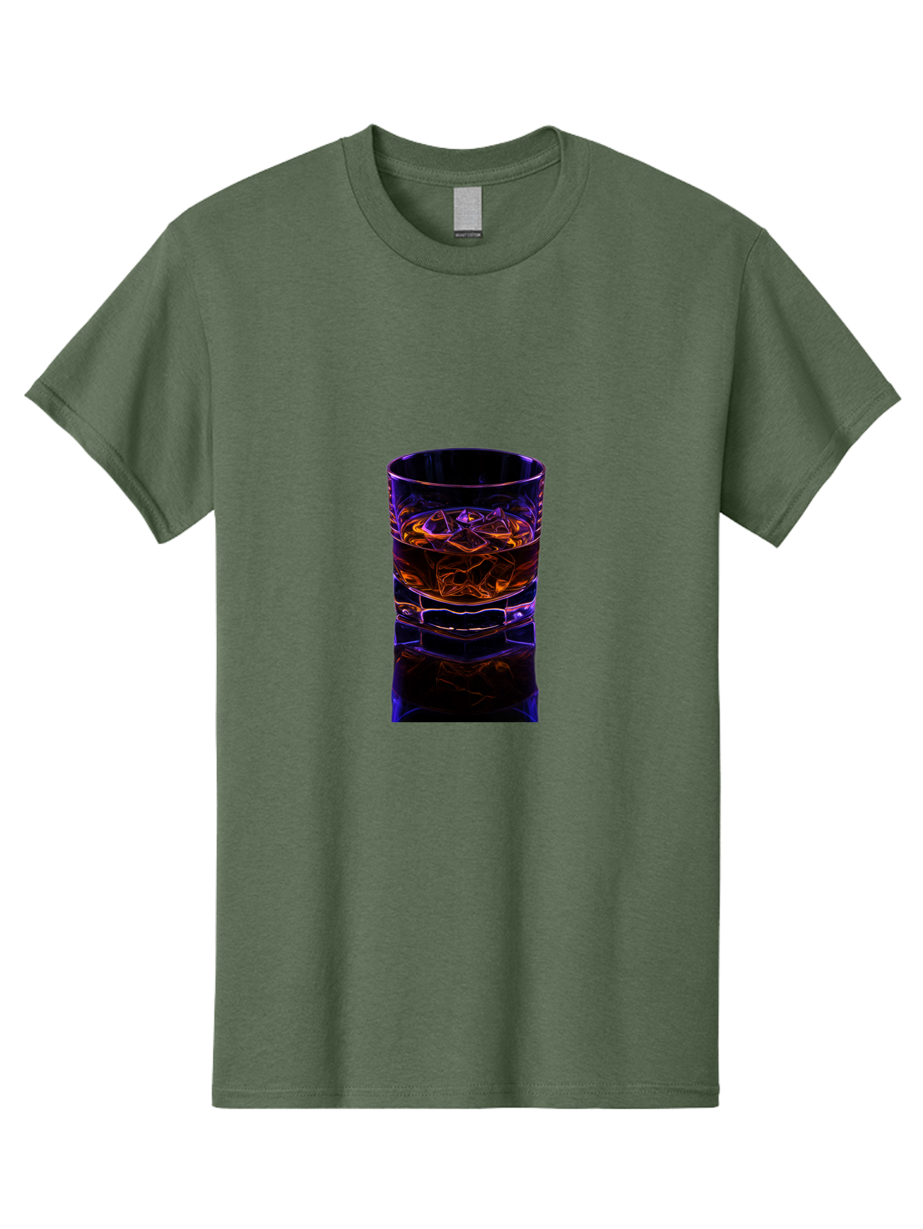 Whiskey-Glass-1 Men'S Graphic Tee, 100% Cotton, Comfortable Casual Summer Wear, Machine Washable, Vintage Camera, Old Camera, Antique Camera, Black Camera, Classic Photography, Photography Equipment, Nostalgic Device, Film Camera, Camera Art Bal604