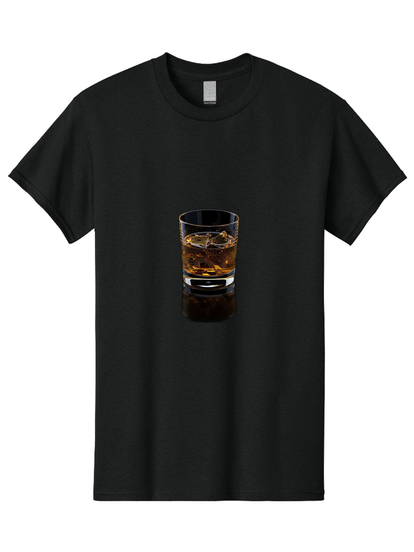 Whiskey-Glass-2 Men'S Graphic Tee, 100% Cotton, Comfortable Casual Summer Wear, Machine Washable, Vintage Camera, Old Camera, Antique Camera, Black Camera, Classic Photography, Photography Equipment, Nostalgic Device, Film Camera, Camera Art Bal605 9