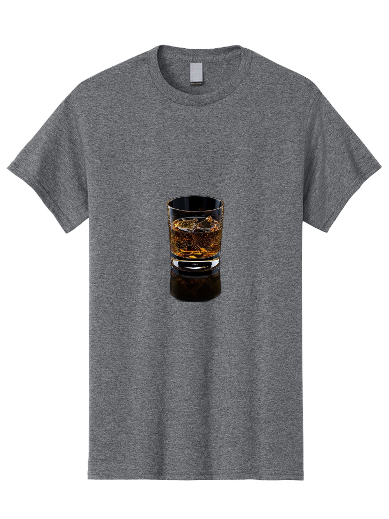 Whiskey-Glass-2 Men'S Graphic Tee, 100% Cotton, Comfortable Casual Summer Wear, Machine Washable, Vintage Camera, Old Camera, Antique Camera, Black Camera, Classic Photography, Photography Equipment, Nostalgic Device, Film Camera, Camera Art Bal605