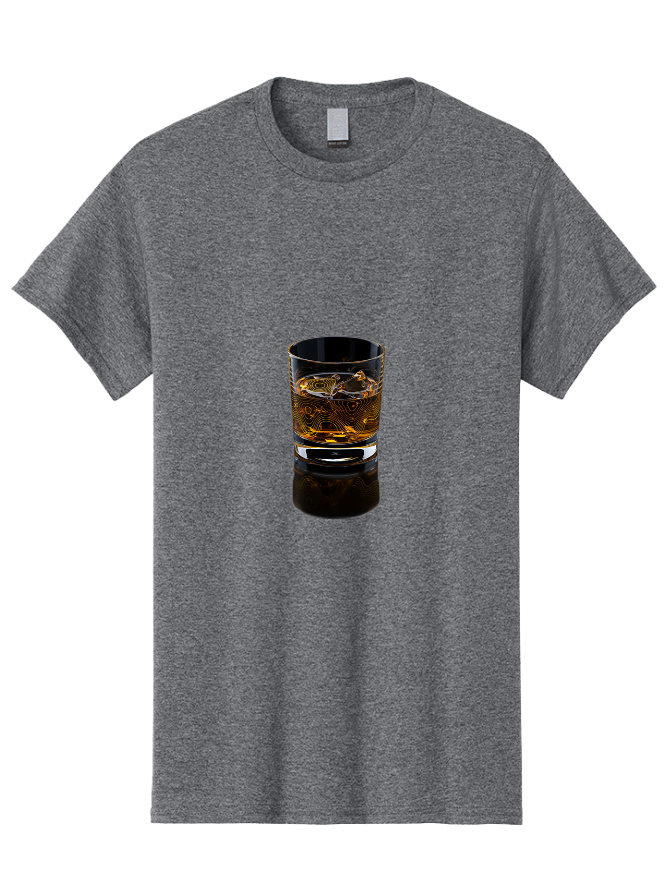 Whiskey-Glass-2 Men'S Graphic Tee, 100% Cotton, Comfortable Casual Summer Wear, Machine Washable, Vintage Camera, Old Camera, Antique Camera, Black Camera, Classic Photography, Photography Equipment, Nostalgic Device, Film Camera, Camera Art Bal605 11