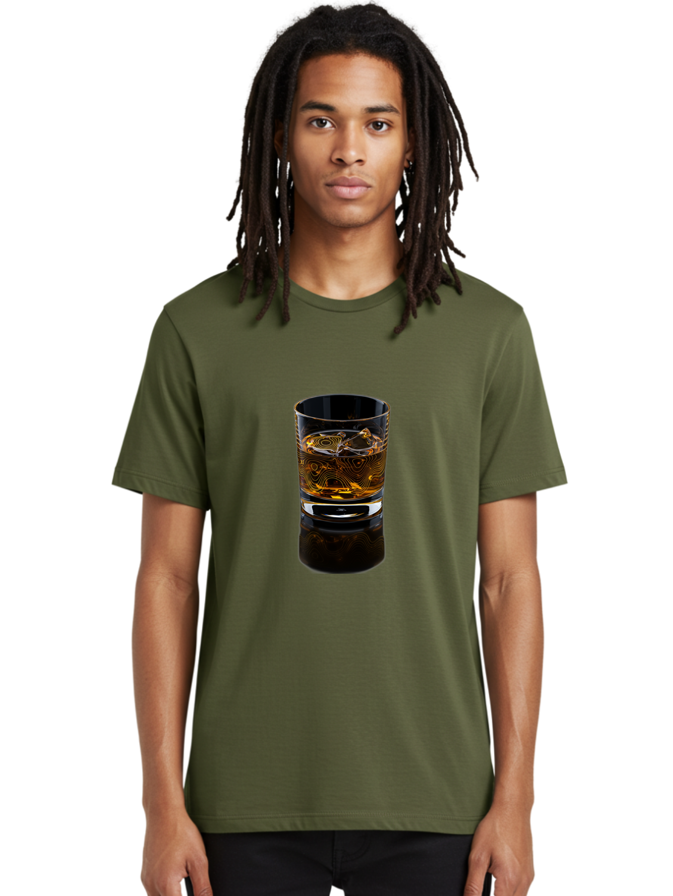 Whiskey-Glass-2 Men'S Graphic Tee, 100% Cotton, Comfortable Casual Summer Wear, Machine Washable, Vintage Camera, Old Camera, Antique Camera, Black Camera, Classic Photography, Photography Equipment, Nostalgic Device, Film Camera, Camera Art Bal605 30