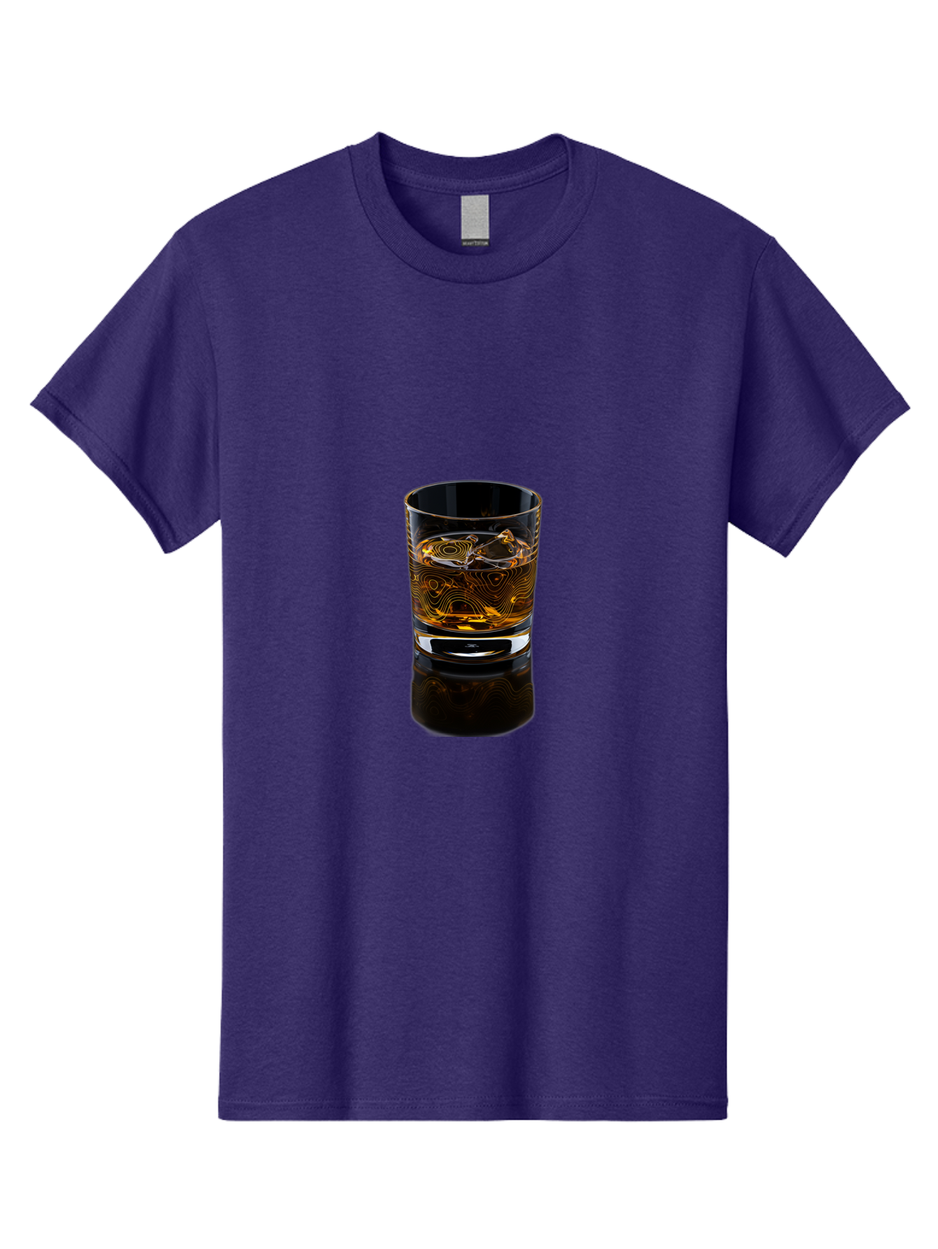 Whiskey-Glass-2 Men'S Graphic Tee, 100% Cotton, Comfortable Casual Summer Wear, Machine Washable, Vintage Camera, Old Camera, Antique Camera, Black Camera, Classic Photography, Photography Equipment, Nostalgic Device, Film Camera, Camera Art Bal605