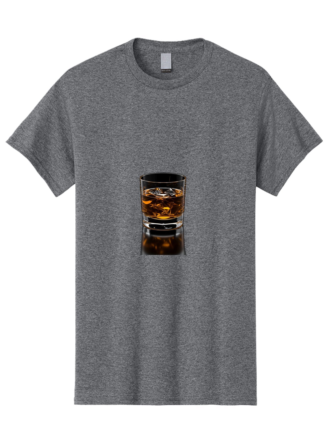 Whiskey-Glass Men'S Graphic Tee, 100% Cotton, Comfortable Casual Summer Wear, Machine Washable, Vintage Camera, Old Camera, Antique Camera, Black Camera, Classic Photography, Photography Equipment, Nostalgic Device, Film Camera, Camera Art Bal606