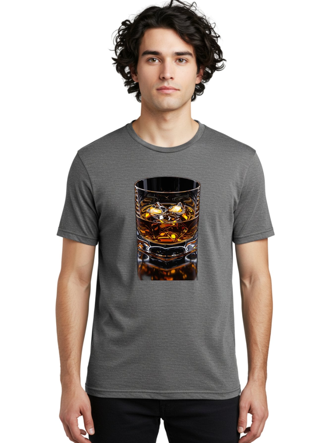 Whiskey-On-The-Rocks Men'S Graphic Tee, 100% Cotton, Comfortable Casual Summer Wear, Machine Washable, Vintage Camera, Old Camera, Antique Camera, Black Camera, Classic Photography, Photography Equipment, Nostalgic Device, Film Camera, Bal608 21