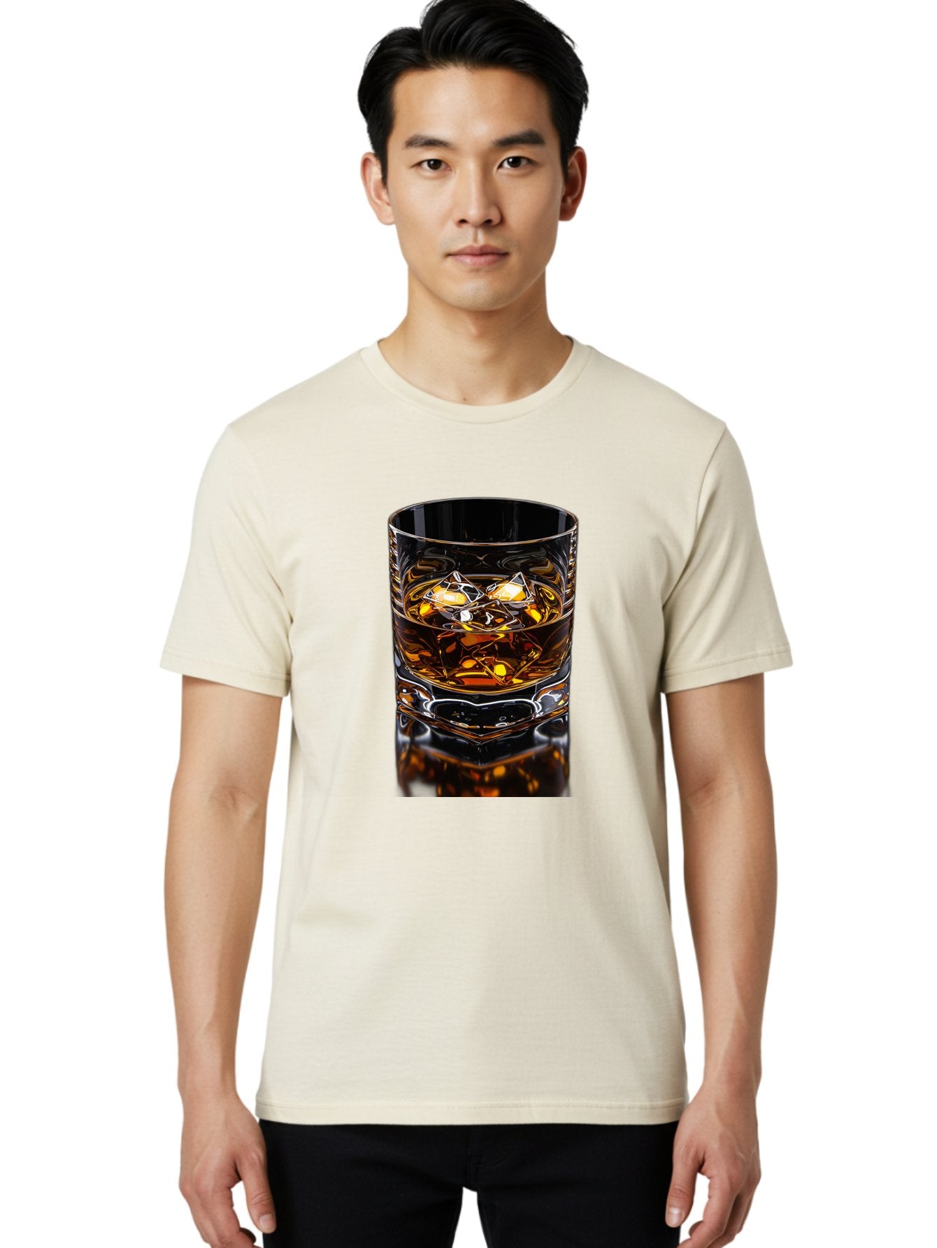 Whiskey-On-The-Rocks Men'S Graphic Tee, 100% Cotton, Comfortable Casual Summer Wear, Machine Washable, Vintage Camera, Old Camera, Antique Camera, Black Camera, Classic Photography, Photography Equipment, Nostalgic Device, Film Camera, Bal608 30