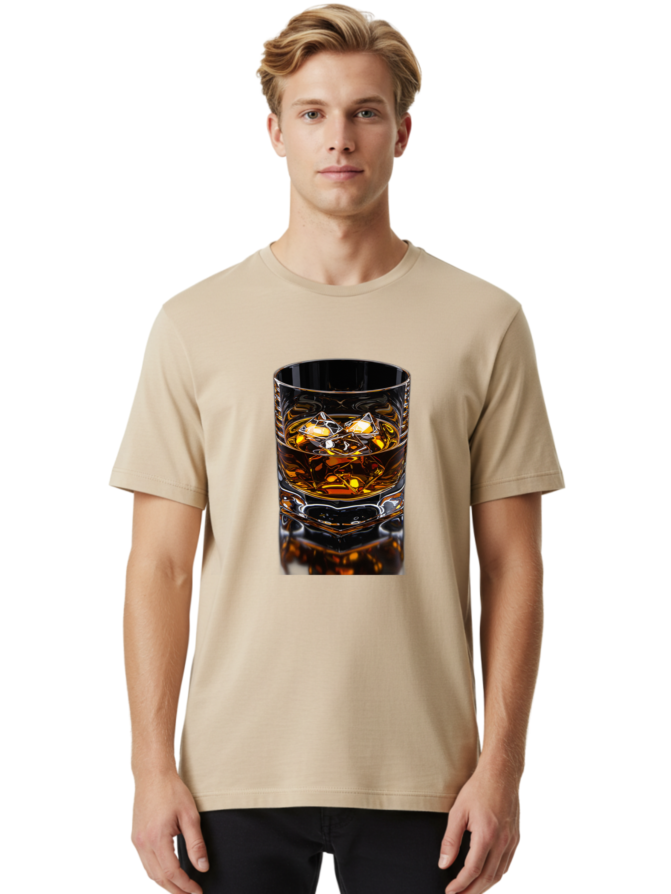 Whiskey-On-The-Rocks Men'S Graphic Tee, 100% Cotton, Comfortable Casual Summer Wear, Machine Washable, Vintage Camera, Old Camera, Antique Camera, Black Camera, Classic Photography, Photography Equipment, Nostalgic Device, Film Camera, Bal608 27