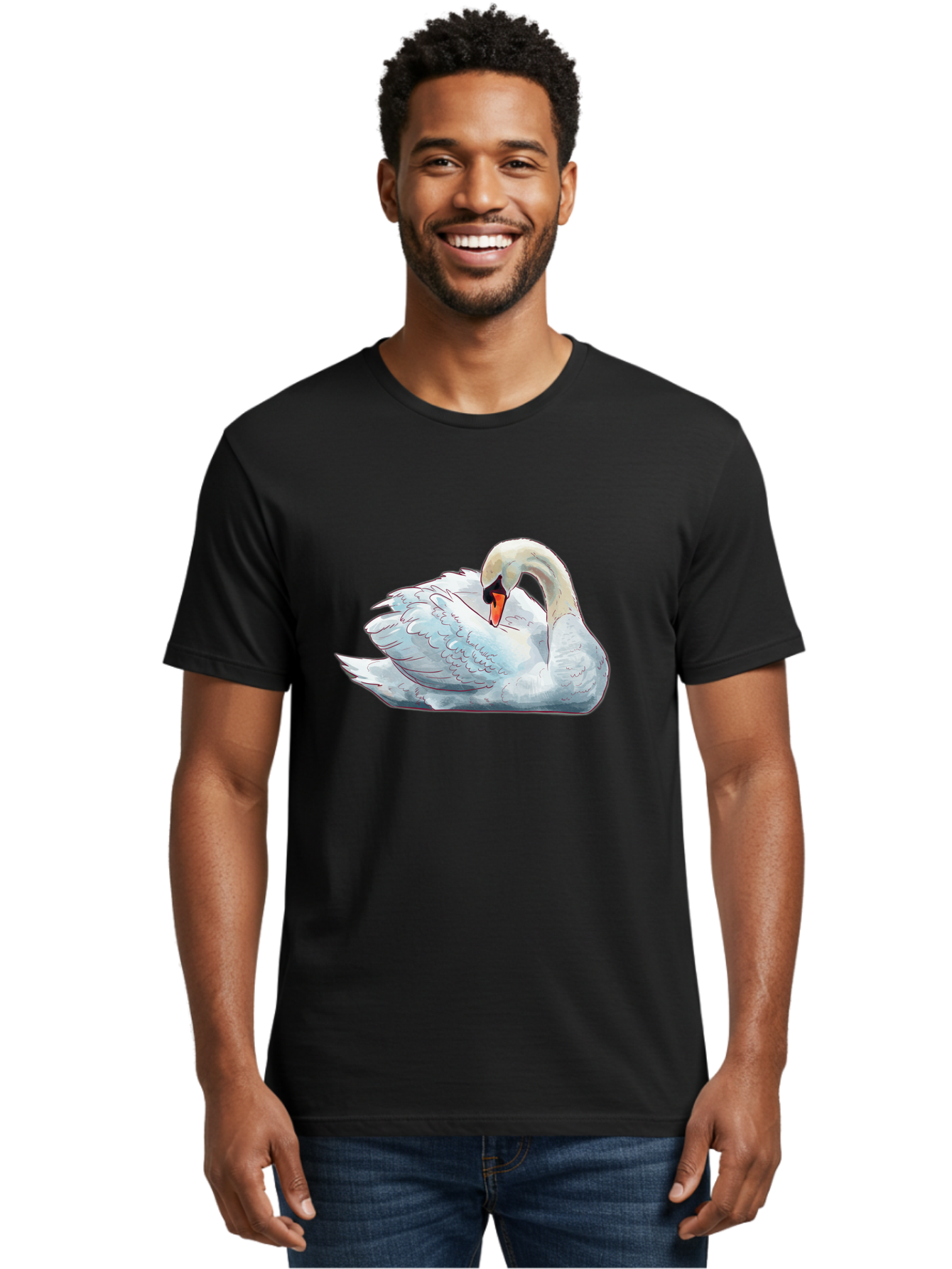 White-Swan Men'S Graphic Tee, 100% Cotton, Comfortable Casual Summer Wear, Machine Washable, Vintage Camera, Old Camera, Antique Camera, Black Camera, Classic Photography, Photography Equipment, Nostalgic Device, Film Camera, Camera Art Bal612 24