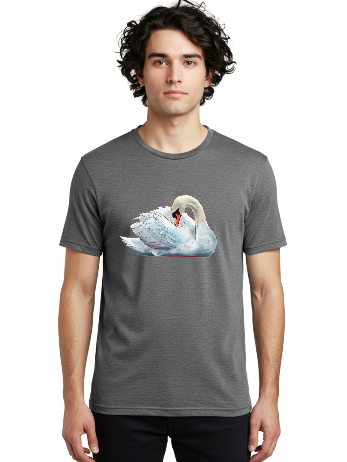 White-Swan Men'S Graphic Tee, 100% Cotton, Comfortable Casual Summer Wear, Machine Washable, Vintage Camera, Old Camera, Antique Camera, Black Camera, Classic Photography, Photography Equipment, Nostalgic Device, Film Camera, Camera Art Bal612 22