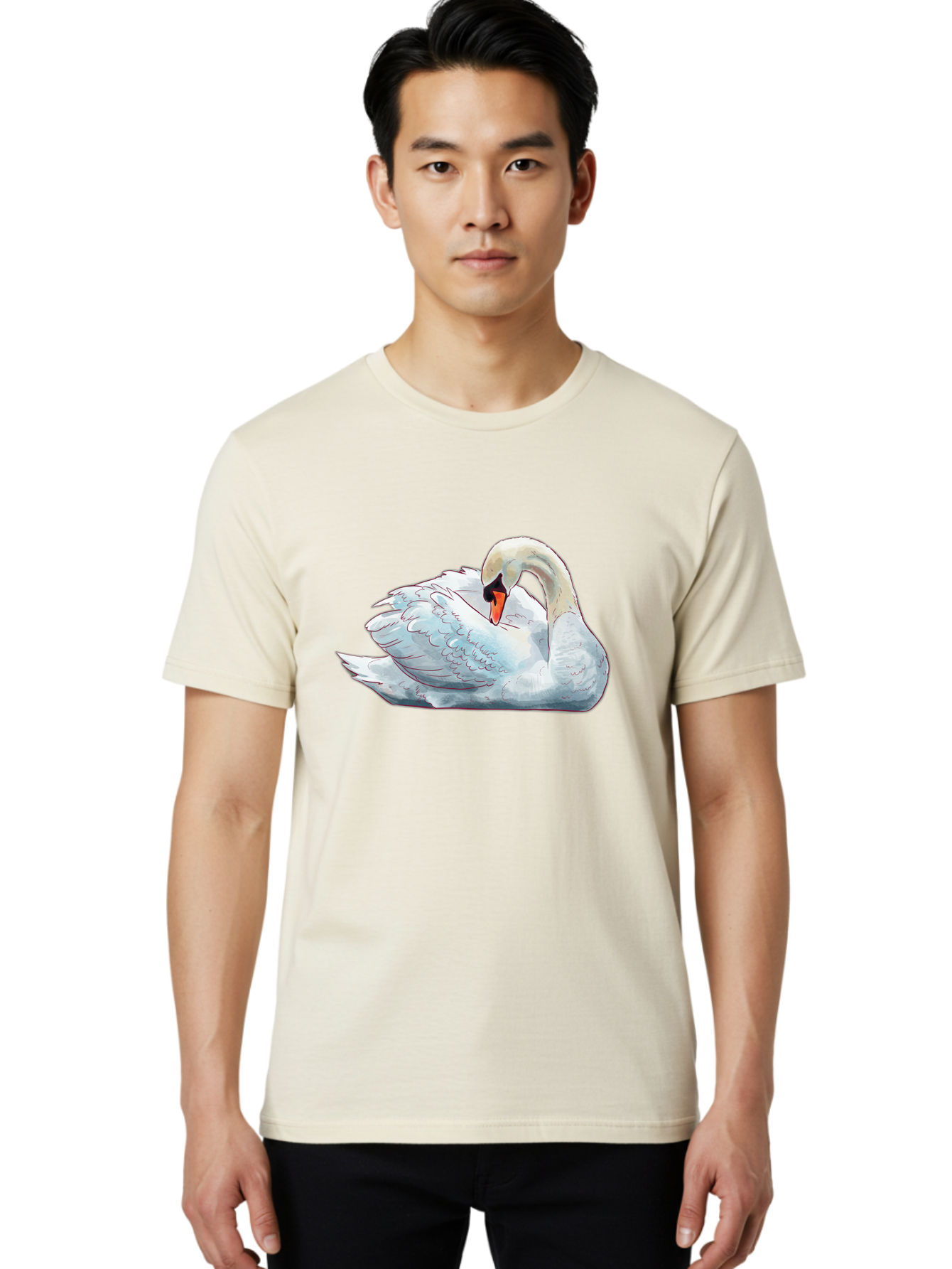 White-Swan Men'S Graphic Tee, 100% Cotton, Comfortable Casual Summer Wear, Machine Washable, Vintage Camera, Old Camera, Antique Camera, Black Camera, Classic Photography, Photography Equipment, Nostalgic Device, Film Camera, Camera Art Bal612 23