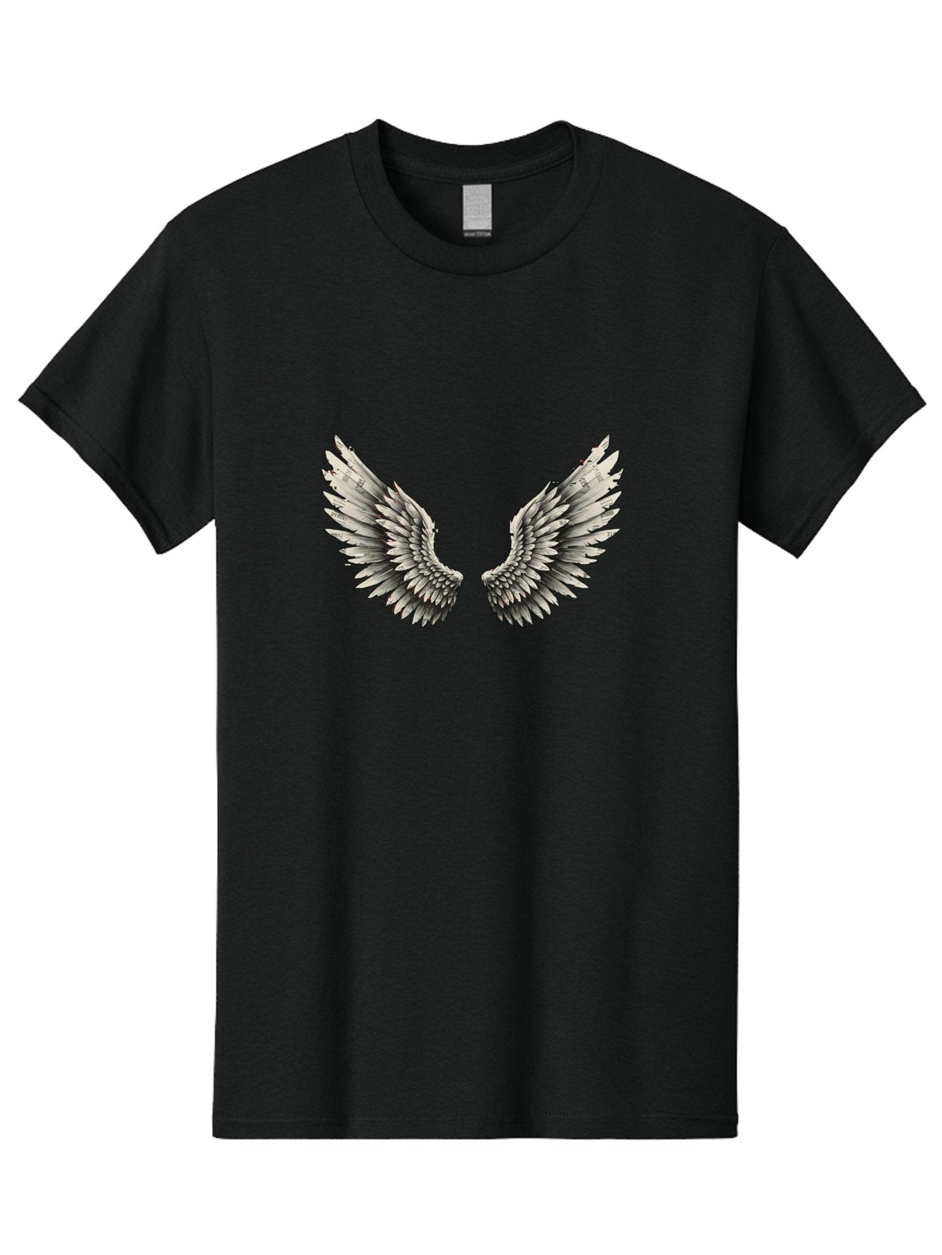 White-Wings-1 Men'S Graphic Tee, 100% Cotton, Comfortable Casual Summer Wear, Machine Washable, Vintage Camera, Old Camera, Antique Camera, Black Camera, Classic Photography, Photography Equipment, Nostalgic Device, Film Camera, Camera Art Bal613 3