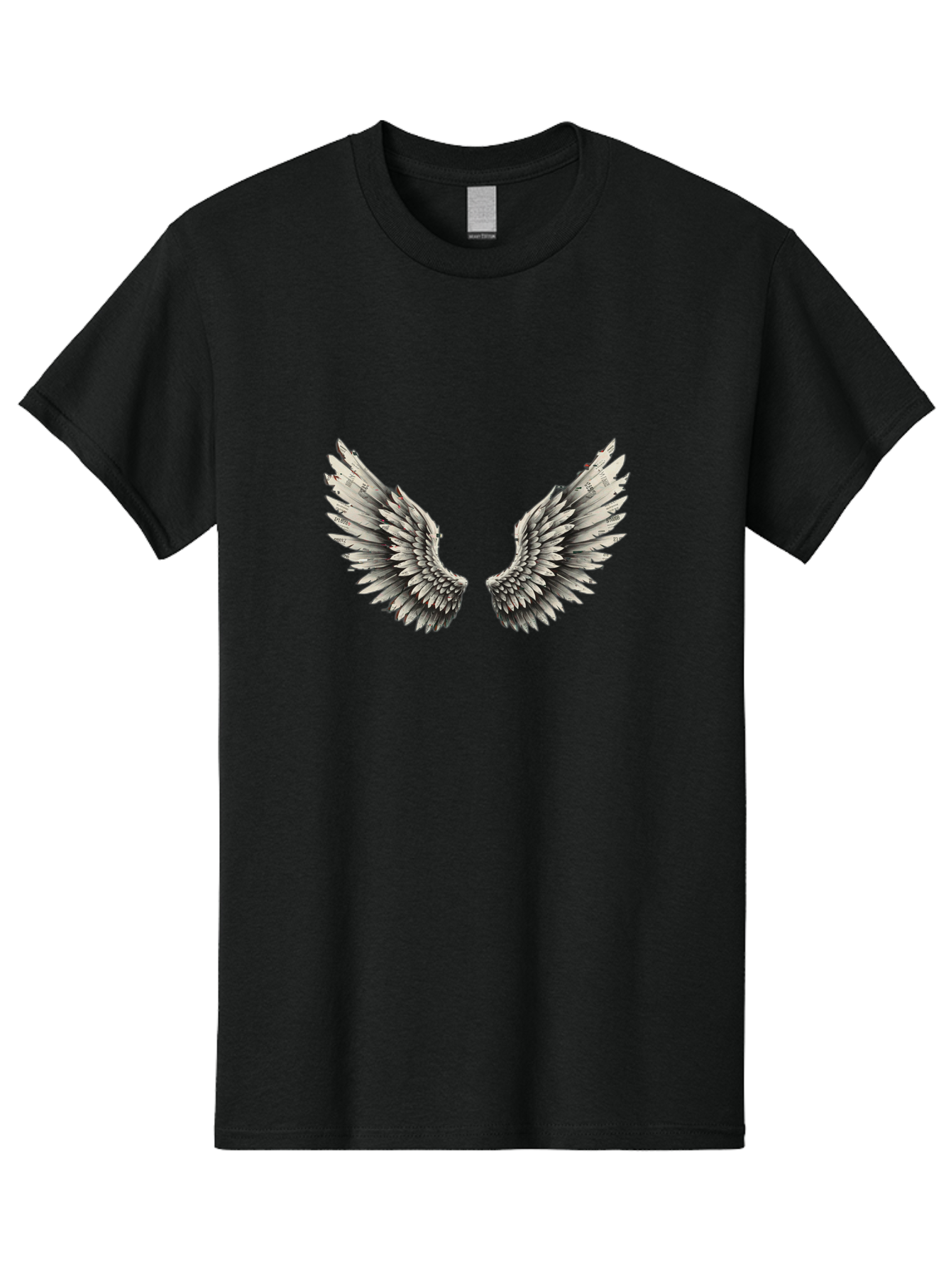White-Wings-1 Men'S Graphic Tee, 100% Cotton, Comfortable Casual Summer Wear, Machine Washable, Vintage Camera, Old Camera, Antique Camera, Black Camera, Classic Photography, Photography Equipment, Nostalgic Device, Film Camera, Camera Art Bal613 9