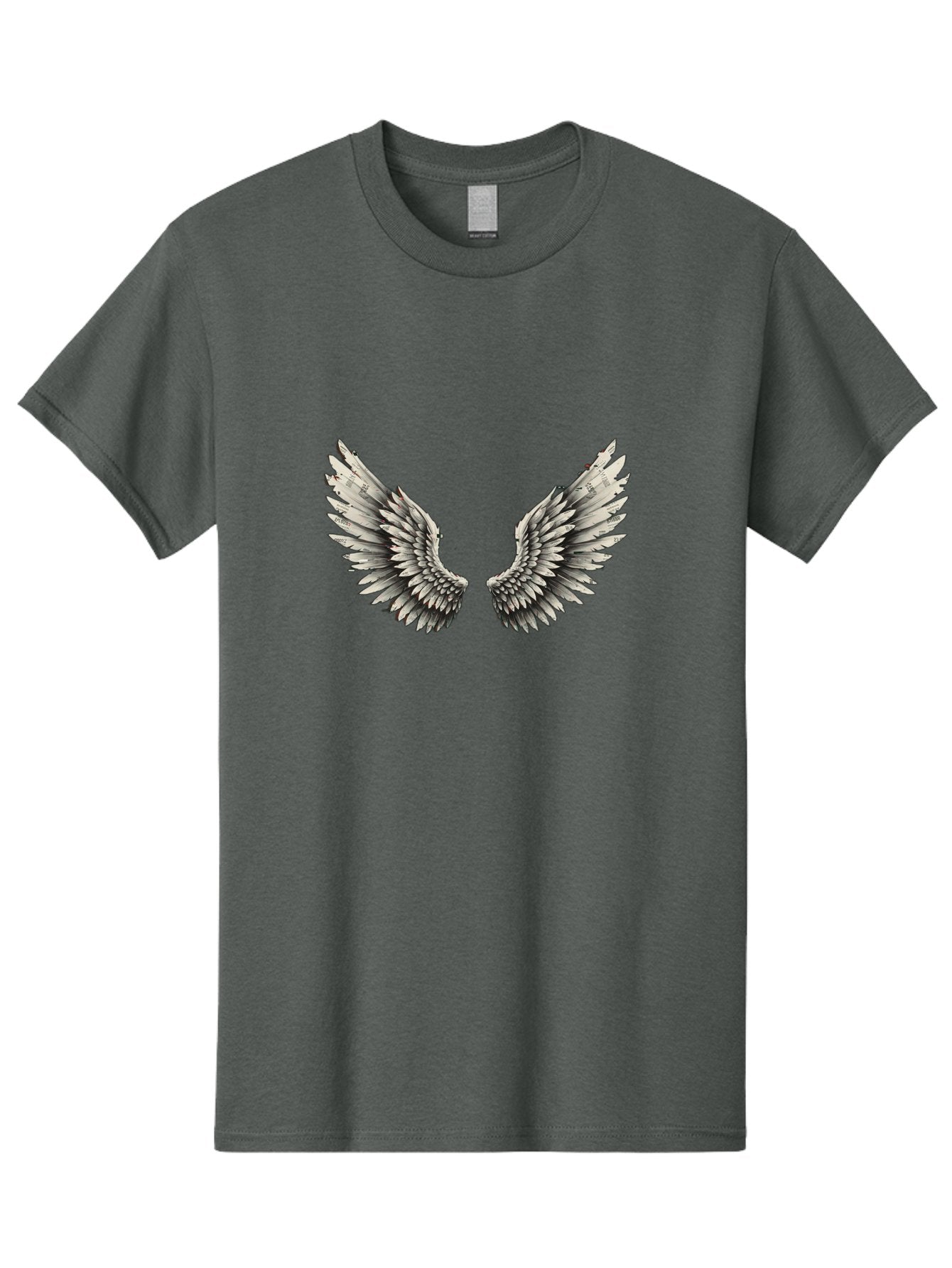 White-Wings-1 Men'S Graphic Tee, 100% Cotton, Comfortable Casual Summer Wear, Machine Washable, Vintage Camera, Old Camera, Antique Camera, Black Camera, Classic Photography, Photography Equipment, Nostalgic Device, Film Camera, Camera Art Bal613 15
