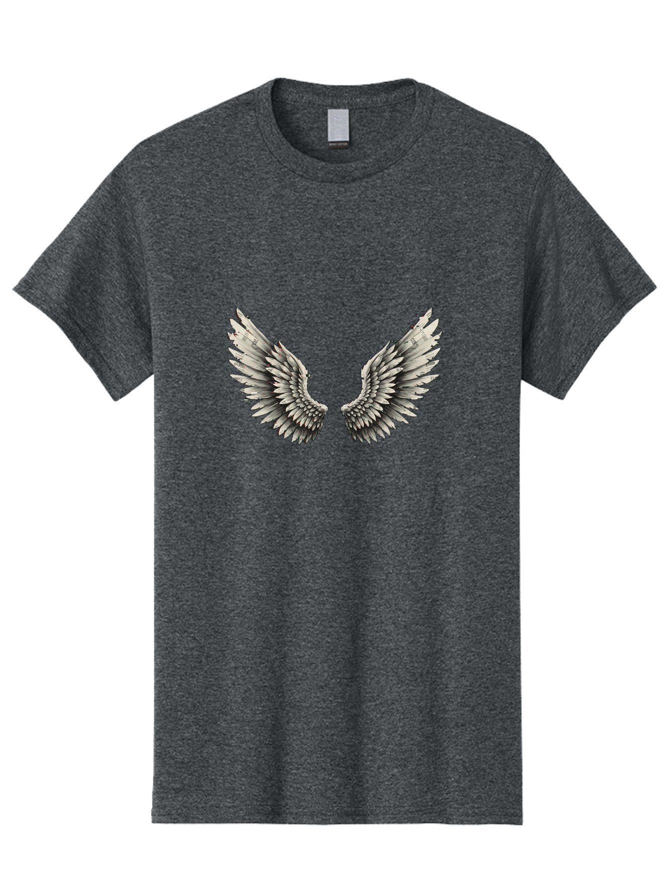 White-Wings-1 Men'S Graphic Tee, 100% Cotton, Comfortable Casual Summer Wear, Machine Washable, Vintage Camera, Old Camera, Antique Camera, Black Camera, Classic Photography, Photography Equipment, Nostalgic Device, Film Camera, Camera Art Bal613