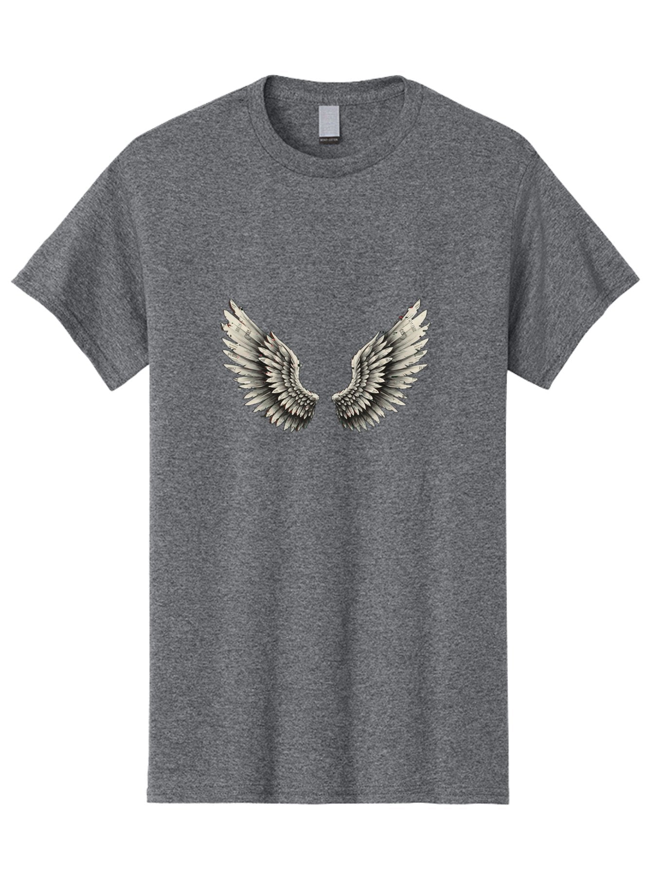 White-Wings-1 Men'S Graphic Tee, 100% Cotton, Comfortable Casual Summer Wear, Machine Washable, Vintage Camera, Old Camera, Antique Camera, Black Camera, Classic Photography, Photography Equipment, Nostalgic Device, Film Camera, Camera Art Bal613 7