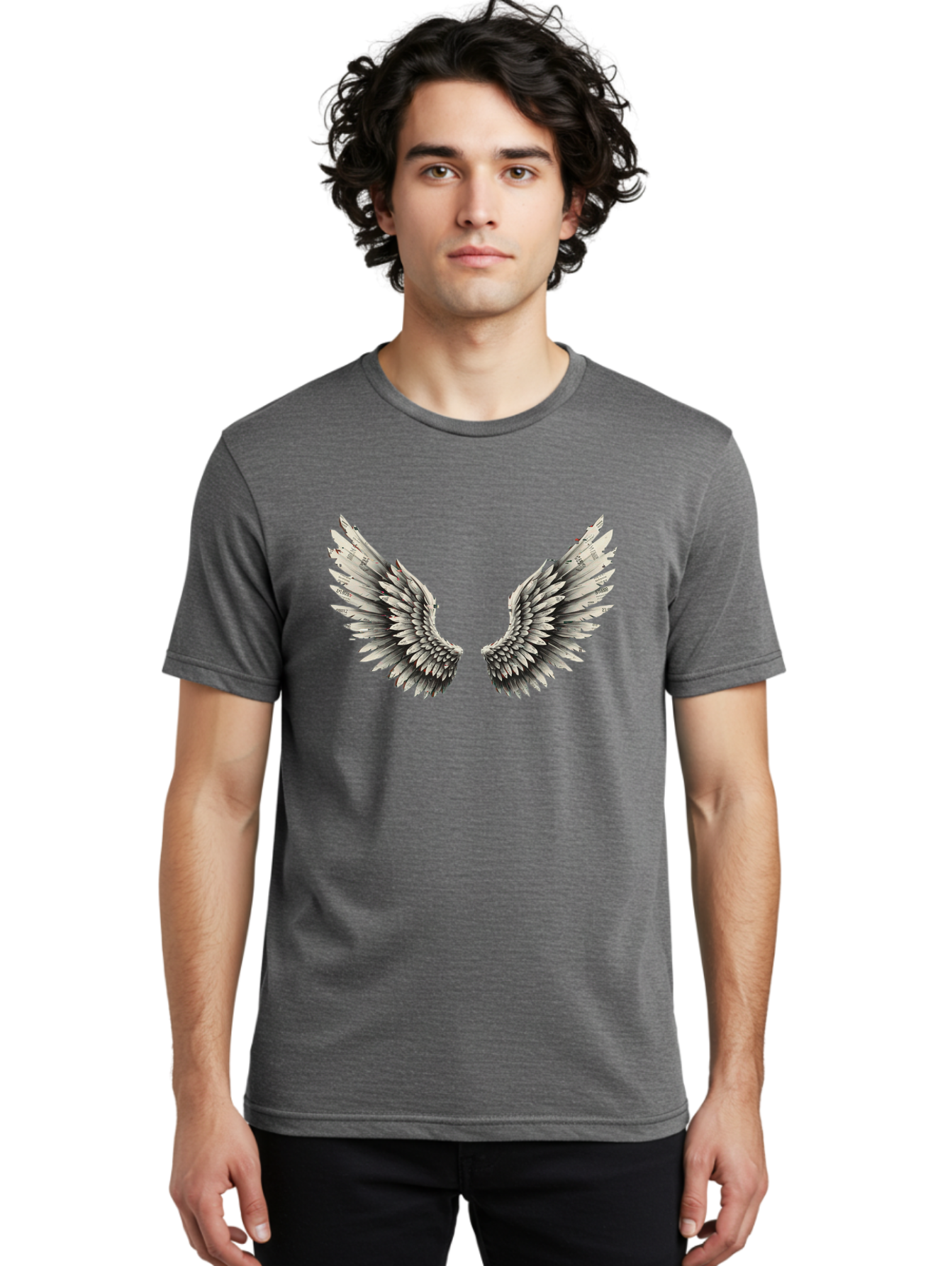 White-Wings-1 Men'S Graphic Tee, 100% Cotton, Comfortable Casual Summer Wear, Machine Washable, Vintage Camera, Old Camera, Antique Camera, Black Camera, Classic Photography, Photography Equipment, Nostalgic Device, Film Camera, Camera Art Bal613 28